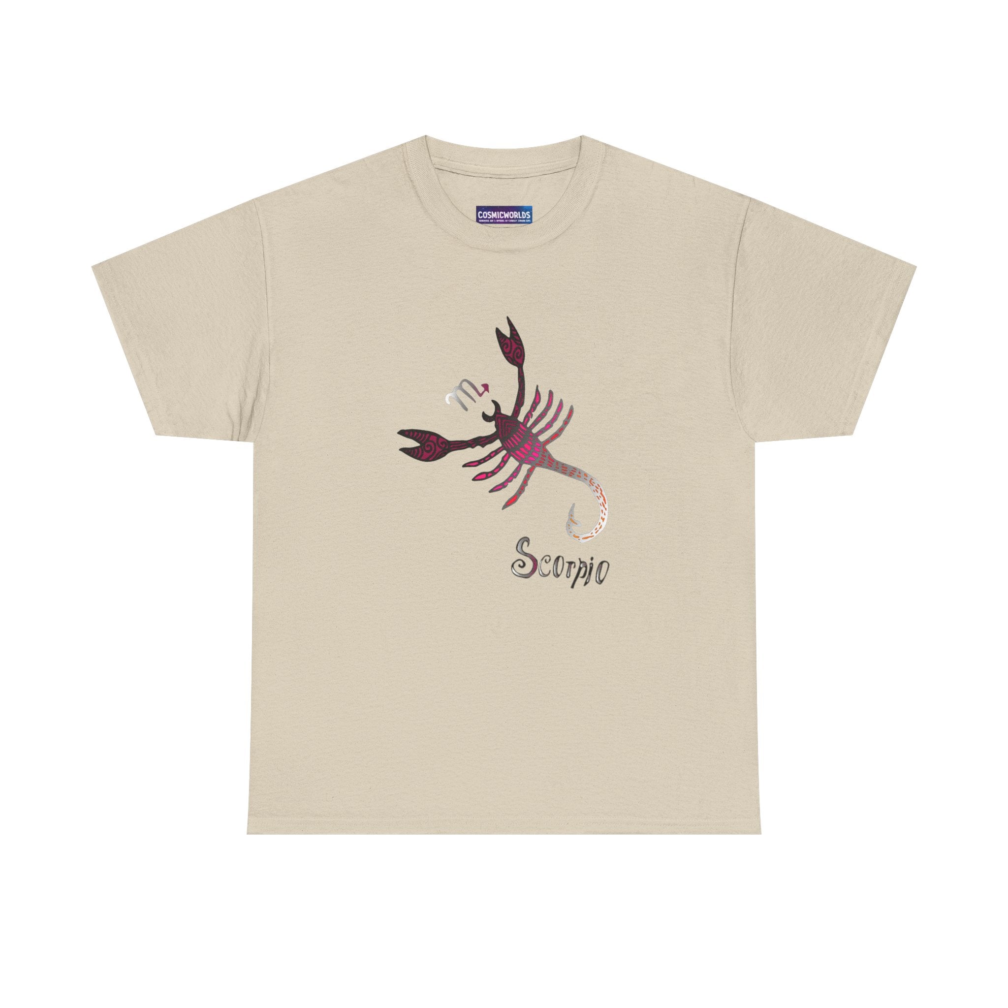 Scorpio Zodiac T‑Shirt — Stylized Scorpion Astrology Tee
