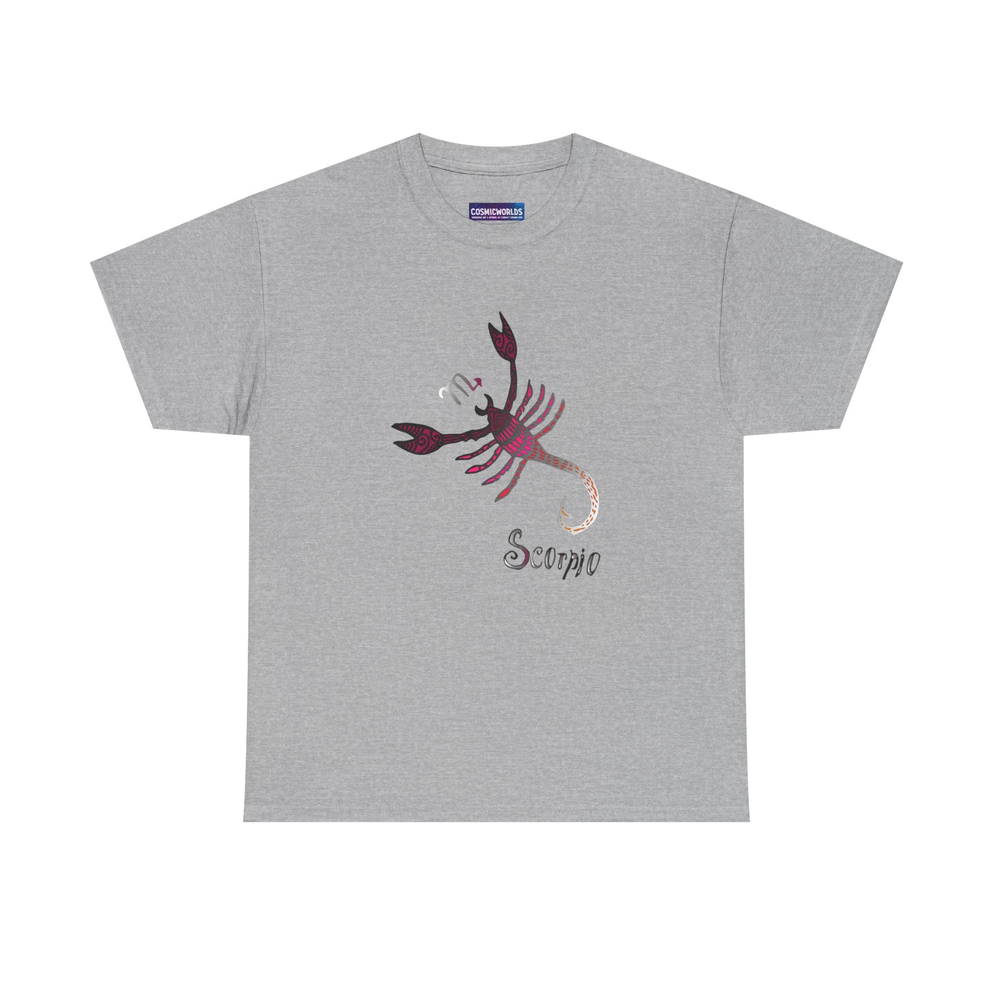 Scorpio Zodiac T‑Shirt — Stylized Scorpion Astrology Tee