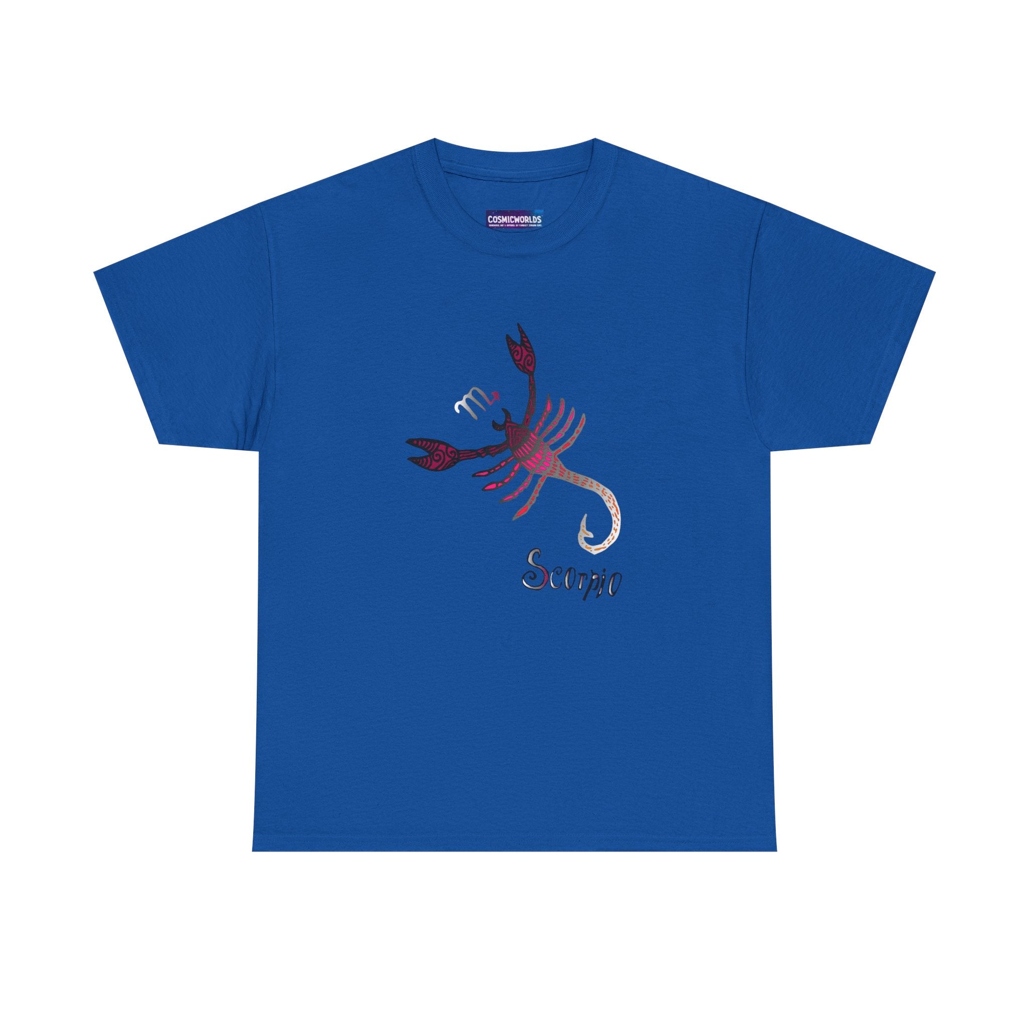Scorpio Zodiac T‑Shirt — Stylized Scorpion Astrology Tee