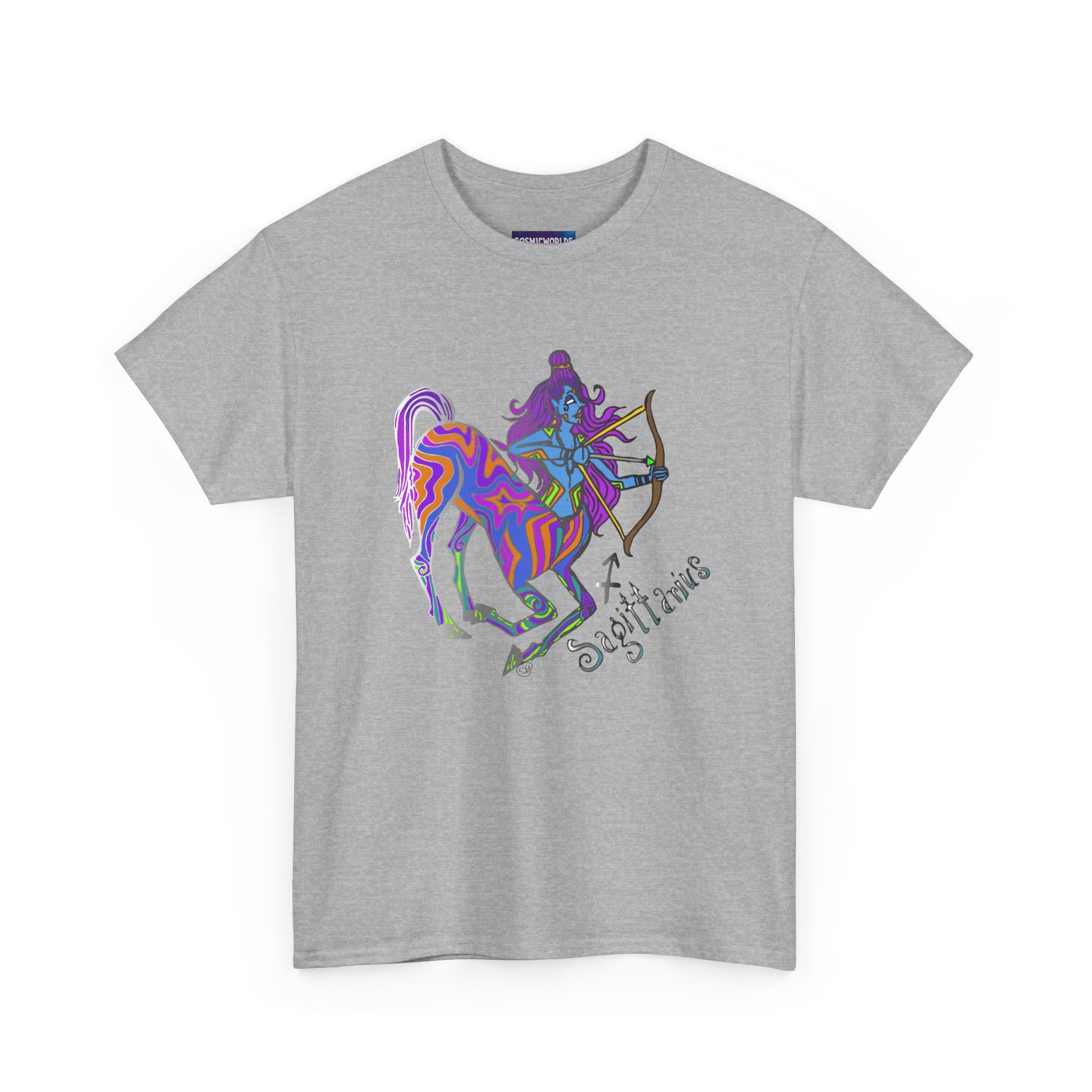 Sagittarius Centaur Archer T-Shirt — Colorful Zodiac Astrology Tee