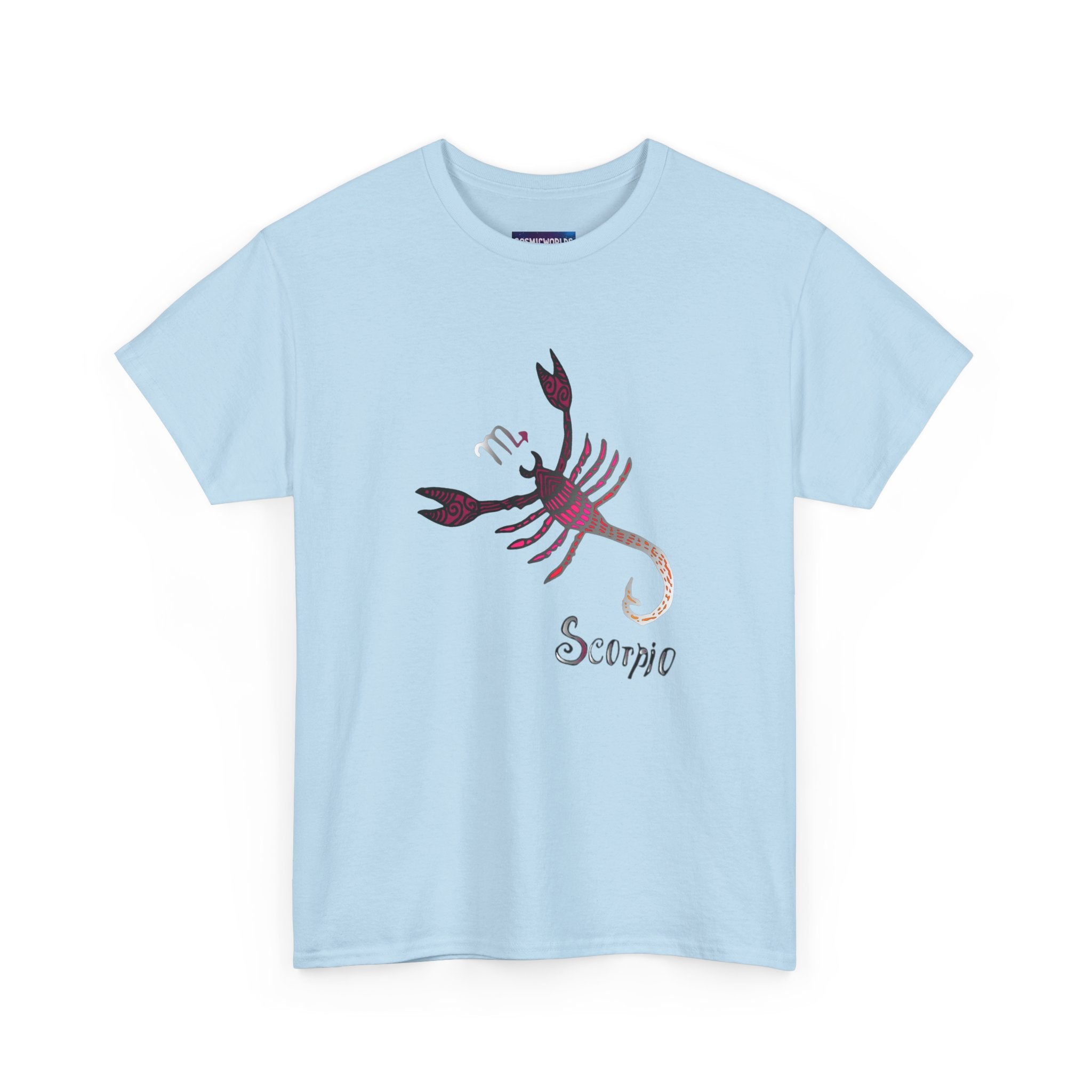 Scorpio Zodiac T‑Shirt — Stylized Scorpion Astrology Tee