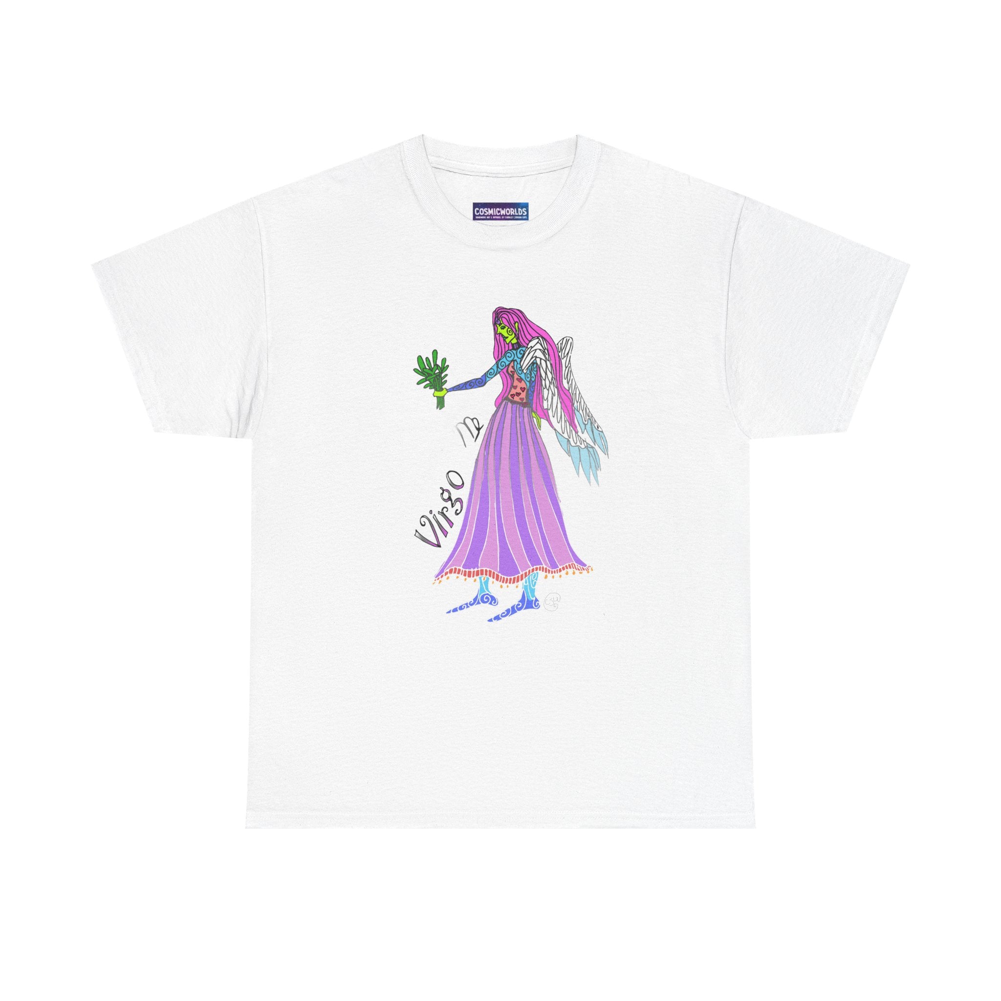 Virgo Zodiac Tee — Purple Virgo Girl Astrology T-Shirt
