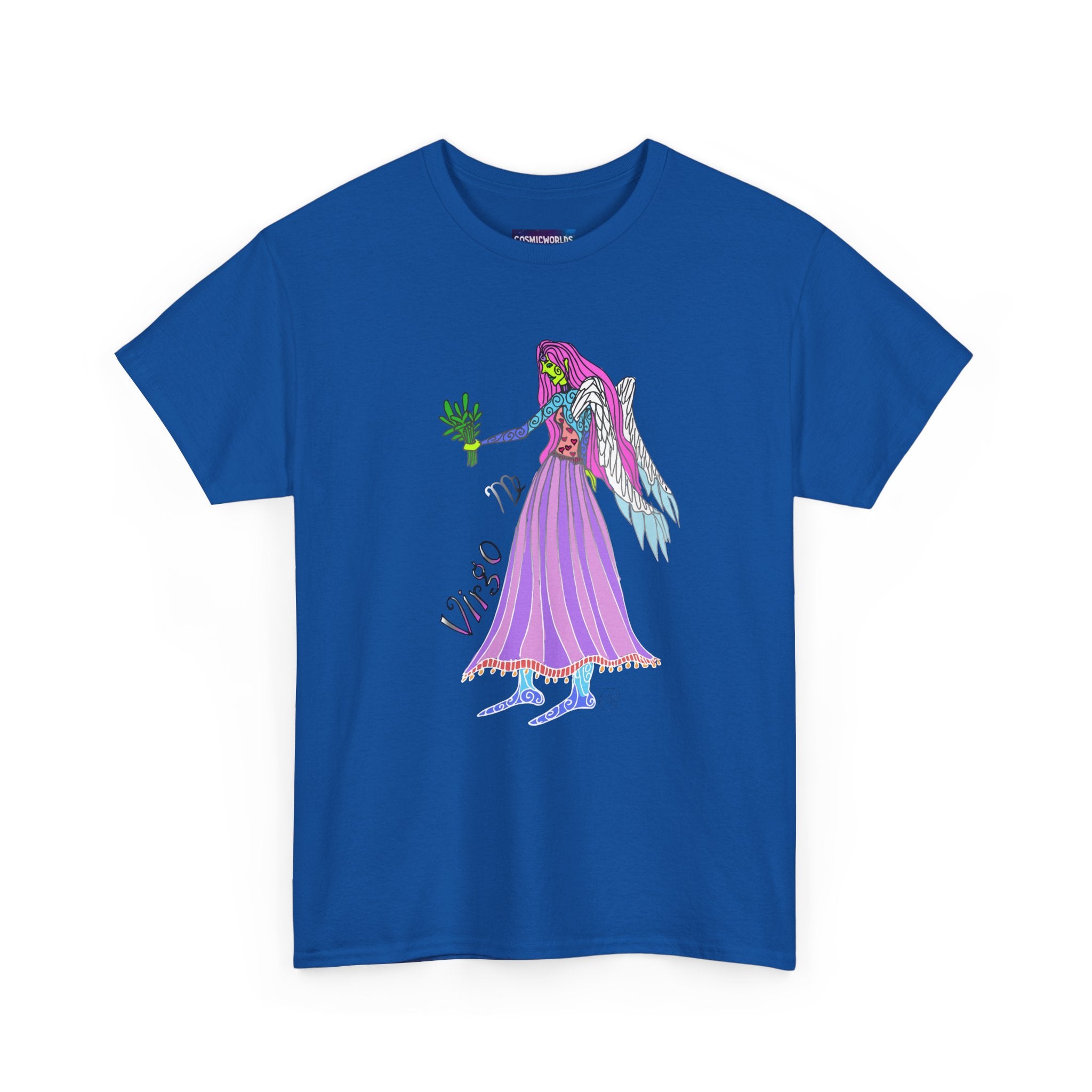 Virgo Zodiac Tee — Purple Virgo Girl Astrology T-Shirt
