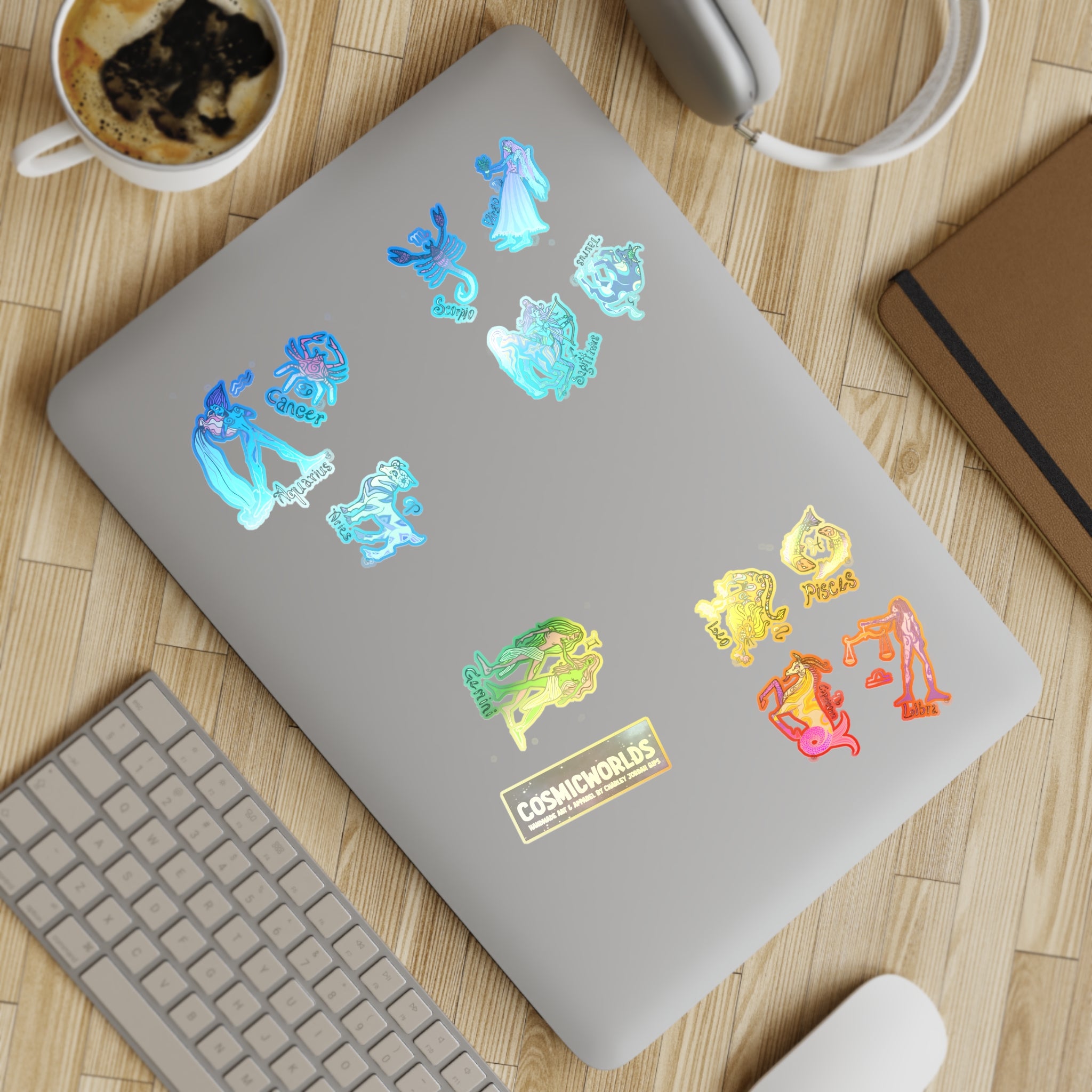 Zodiac Sticker Sheet Bundle, 10pcs