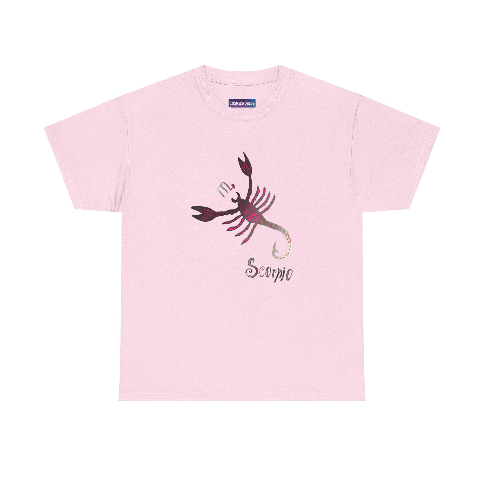 Scorpio Zodiac T‑Shirt — Stylized Scorpion Astrology Tee