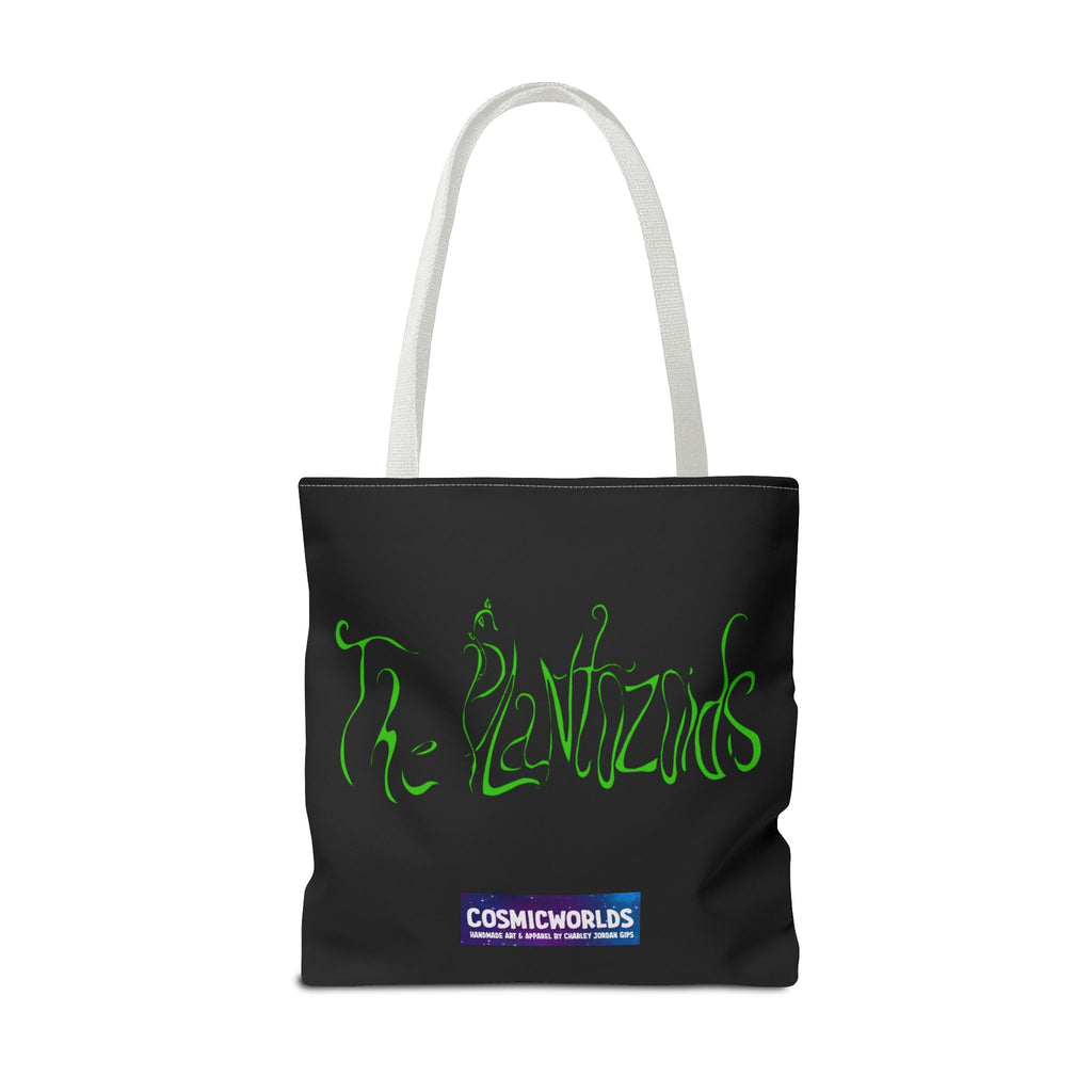 Psychedelic Garden Tote Bag — Colorful Alien Floral Art AOP