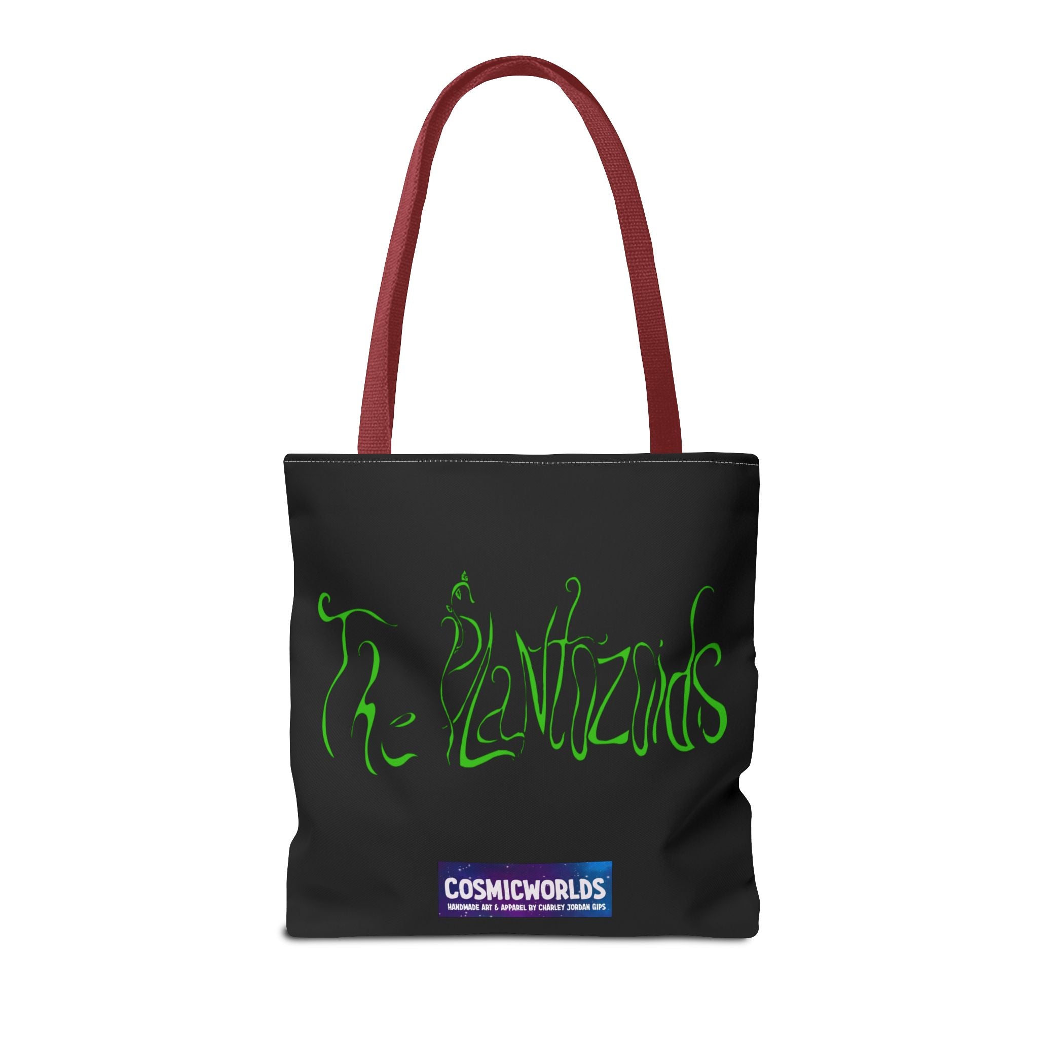 Psychedelic Garden Tote Bag — Colorful Alien Floral Art AOP