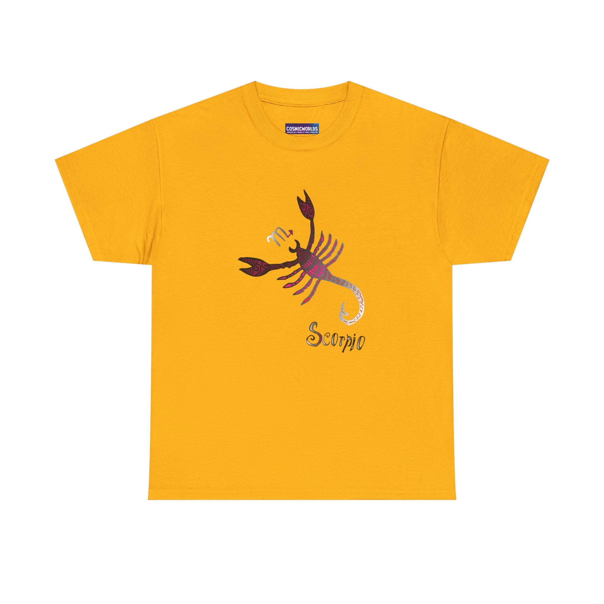 Scorpio Zodiac T‑Shirt — Stylized Scorpion Astrology Tee