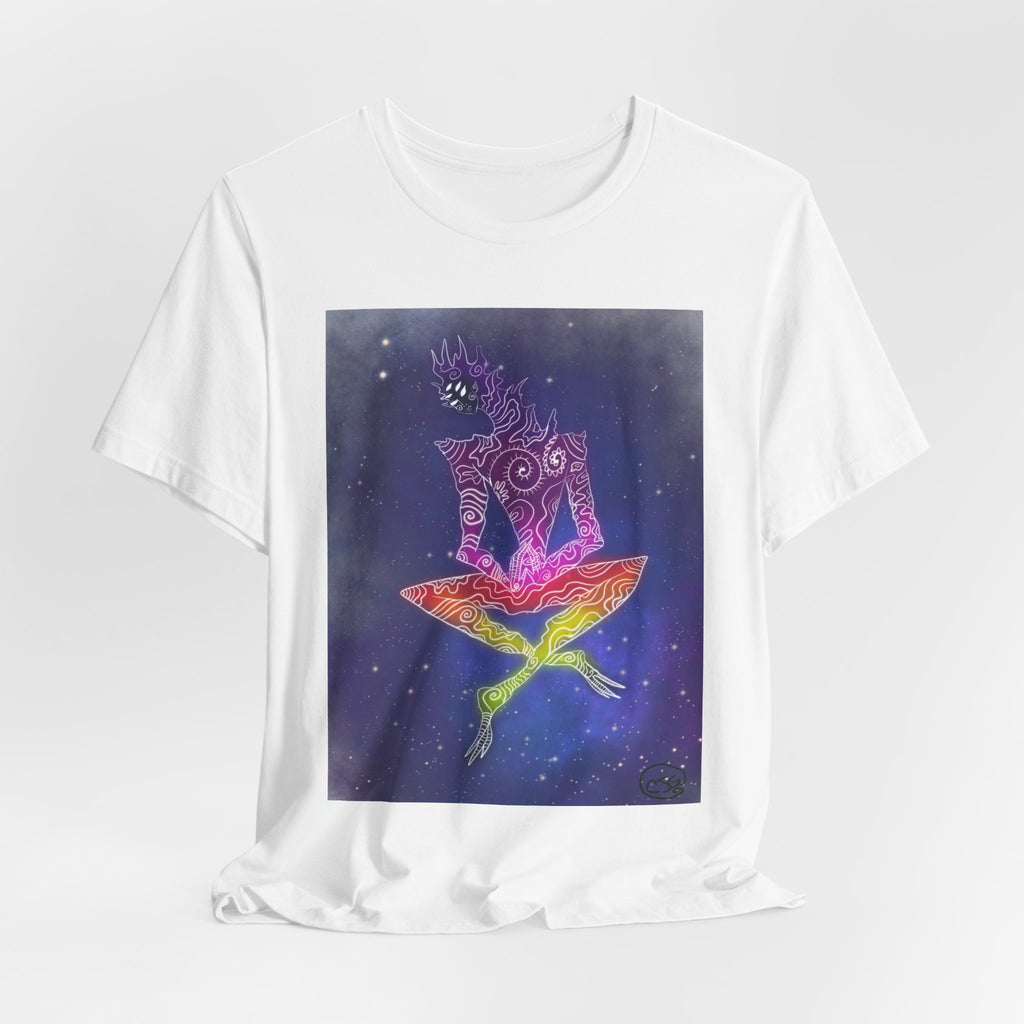 Cosmic Giant Tee — Vibrant Boho Cosmic Art T-Shirt