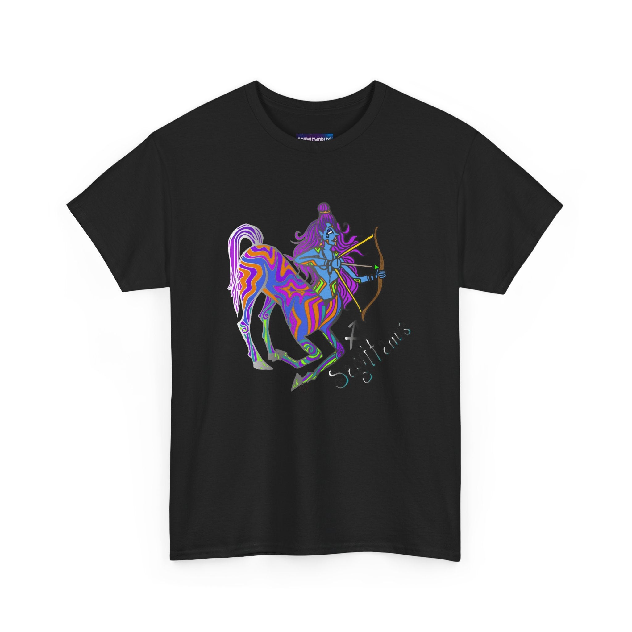 Sagittarius Centaur Archer T-Shirt — Colorful Zodiac Astrology Tee