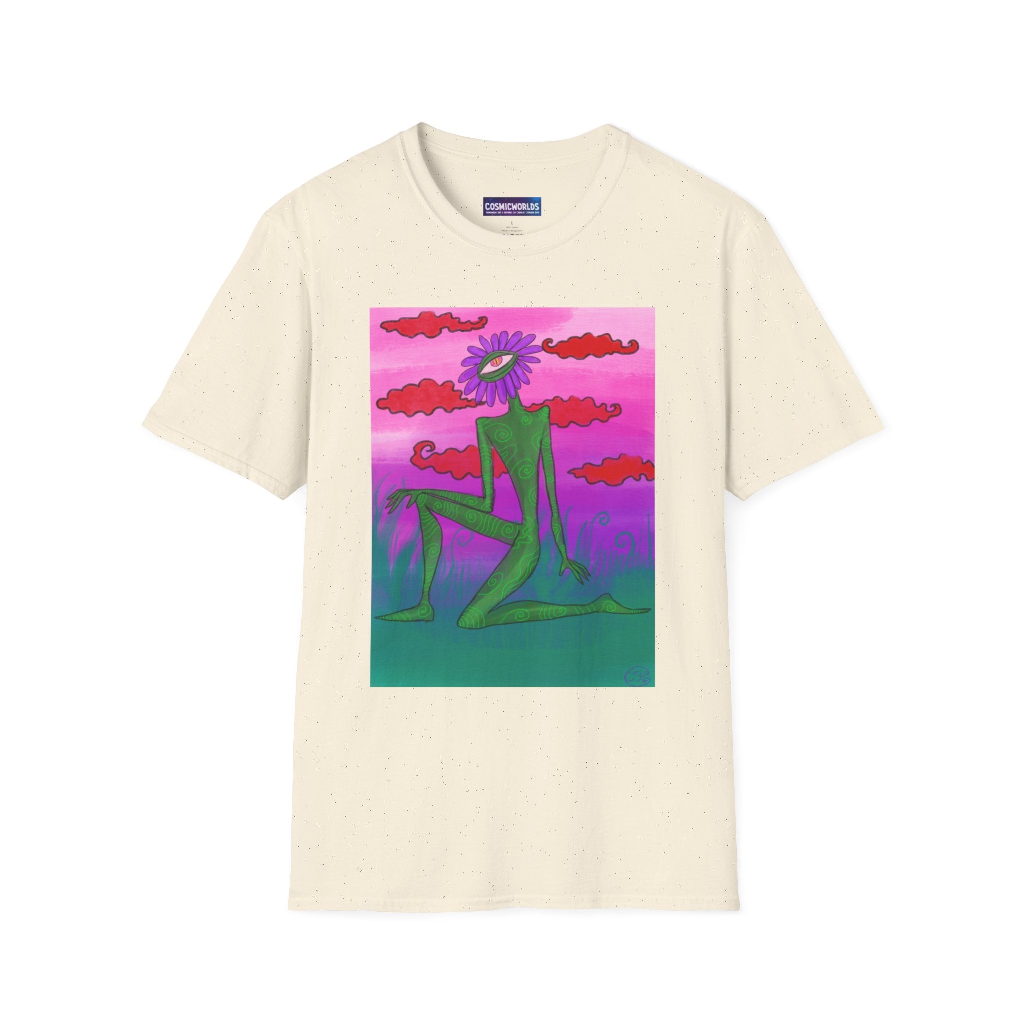 Sunflower Alien Art Tee — The Plantozoids
