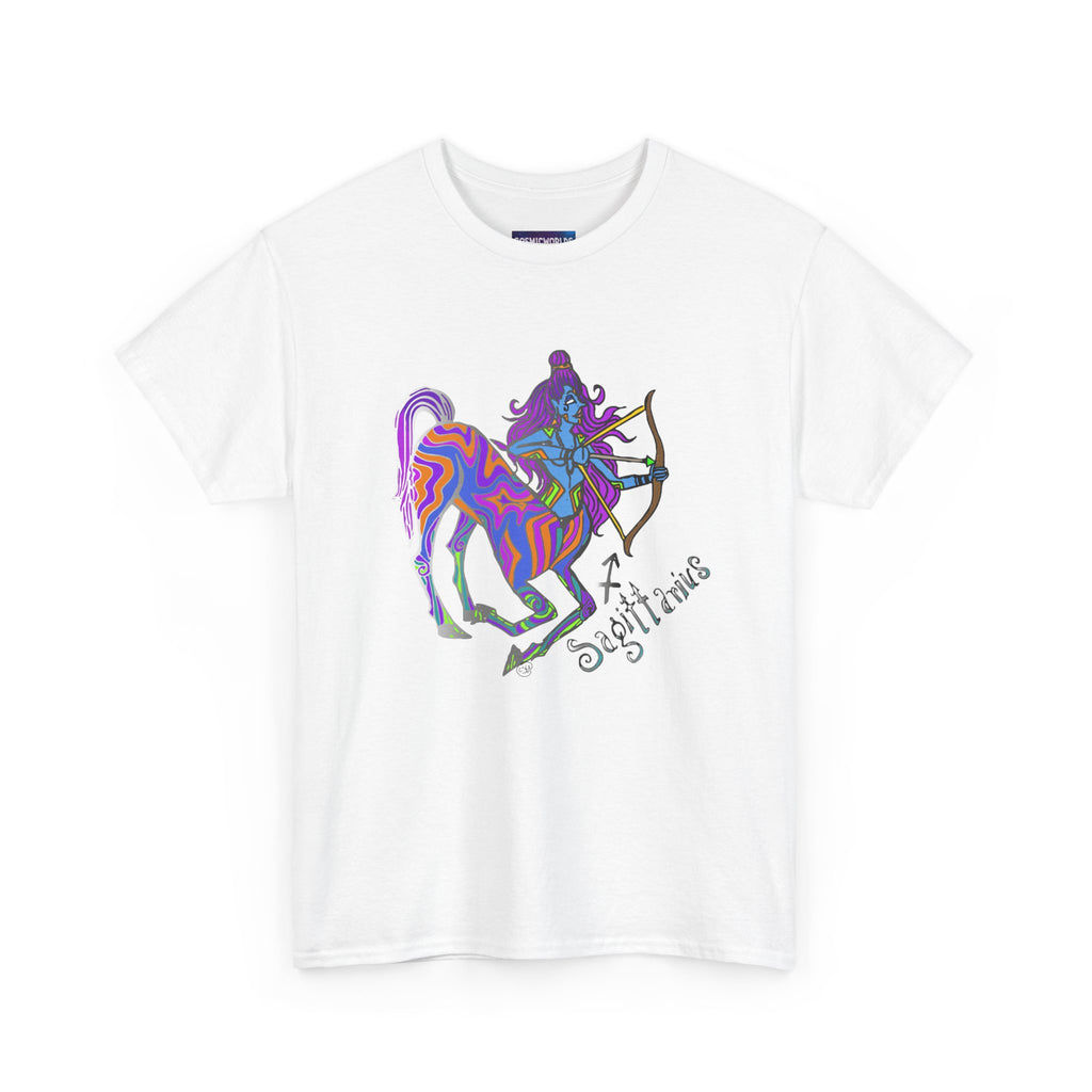 Sagittarius Centaur Archer T-Shirt — Colorful Zodiac Astrology Tee