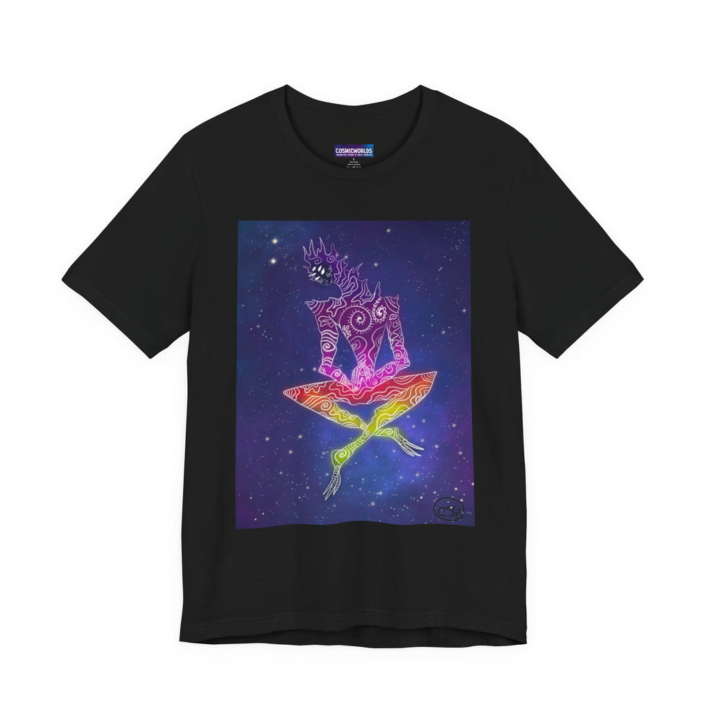 Cosmic Giant Tee — Vibrant Boho Cosmic Art T-Shirt