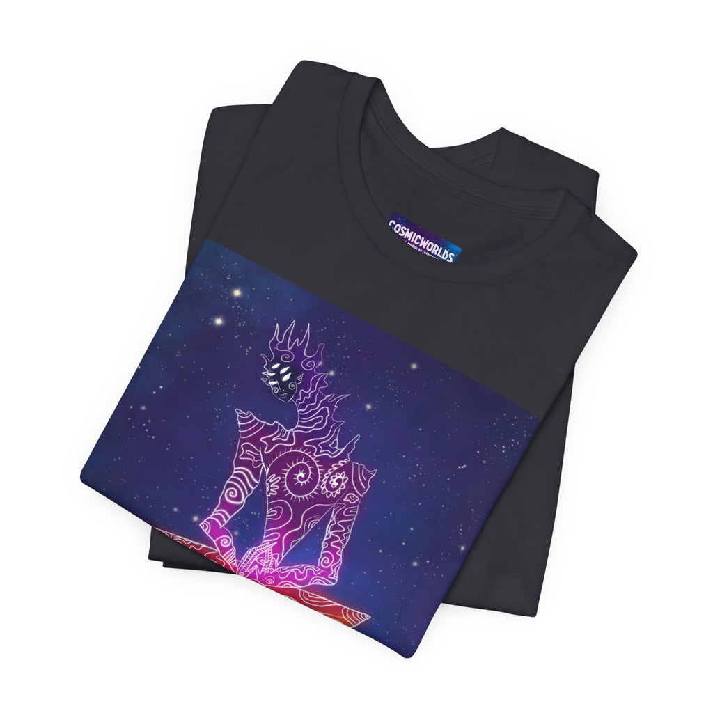 Cosmic Giant Tee — Vibrant Boho Cosmic Art T-Shirt