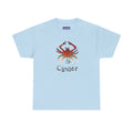 Cancer Zodiac T‑Shirt — Watercolor Crab Astrology Tee (Cancer)