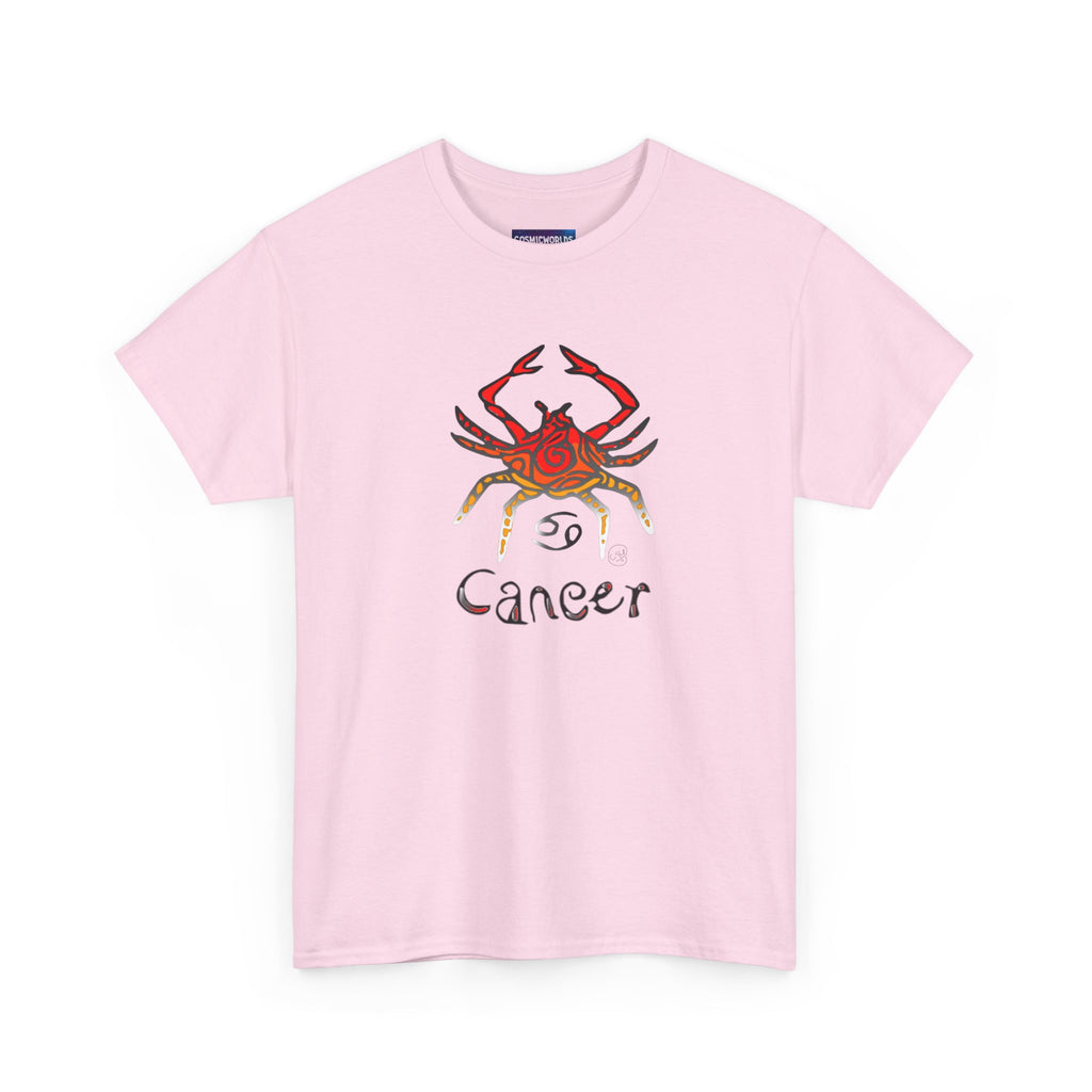 Cancer Zodiac T‑Shirt — Watercolor Crab Astrology Tee (Cancer)