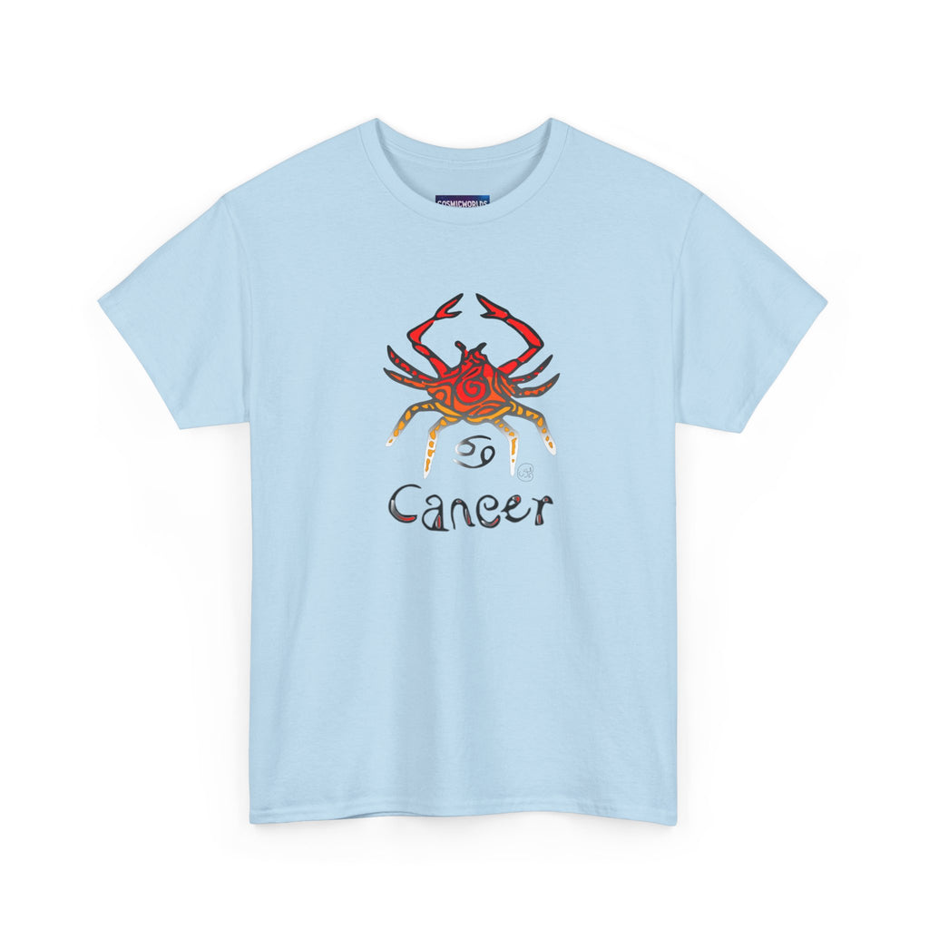 Cancer Zodiac T‑Shirt — Watercolor Crab Astrology Tee (Cancer)