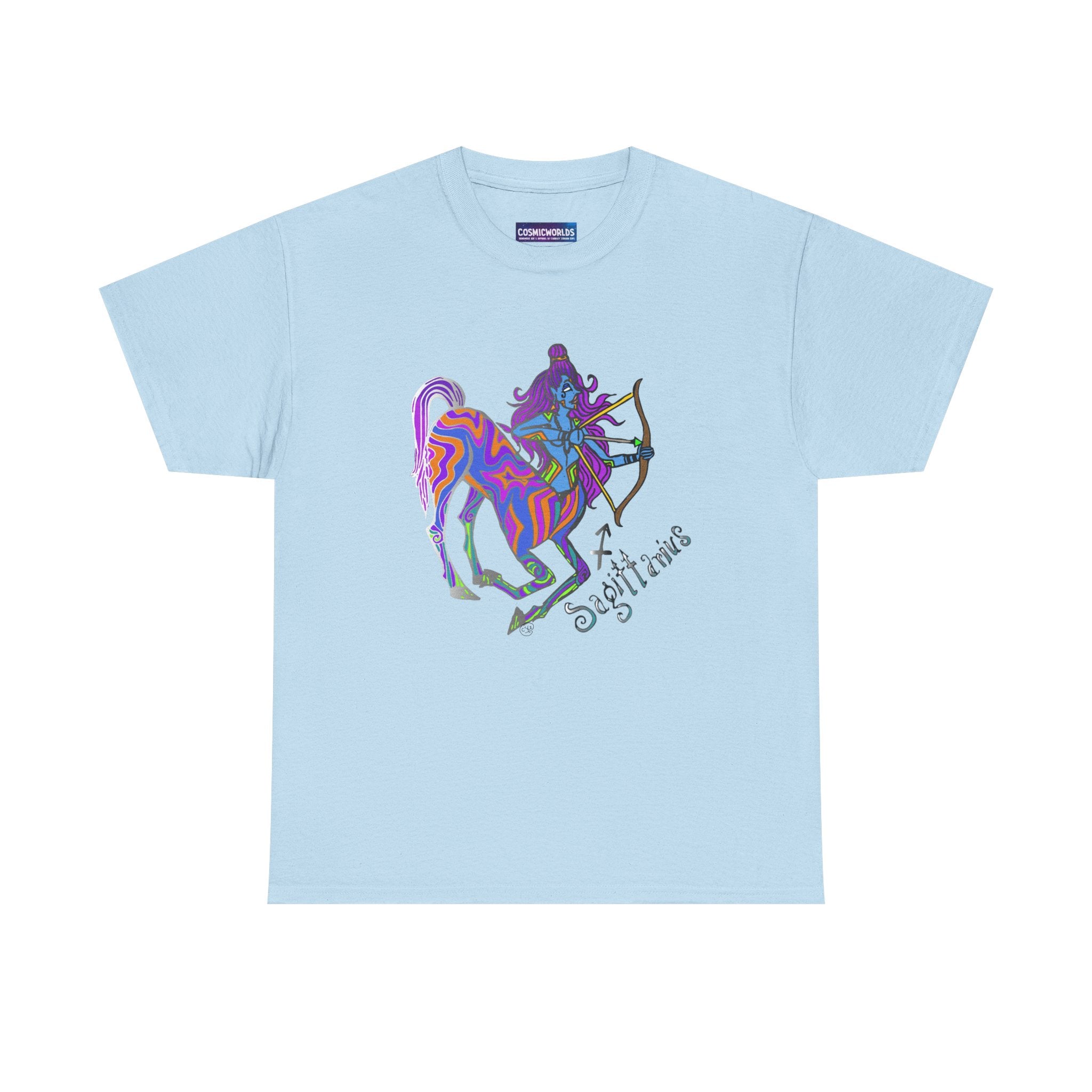 Sagittarius Centaur Archer T-Shirt — Colorful Zodiac Astrology Tee