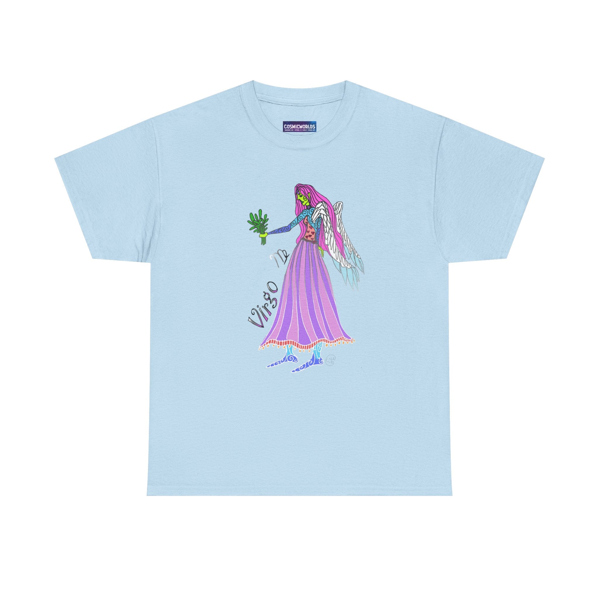 Virgo Zodiac Tee — Purple Virgo Girl Astrology T-Shirt