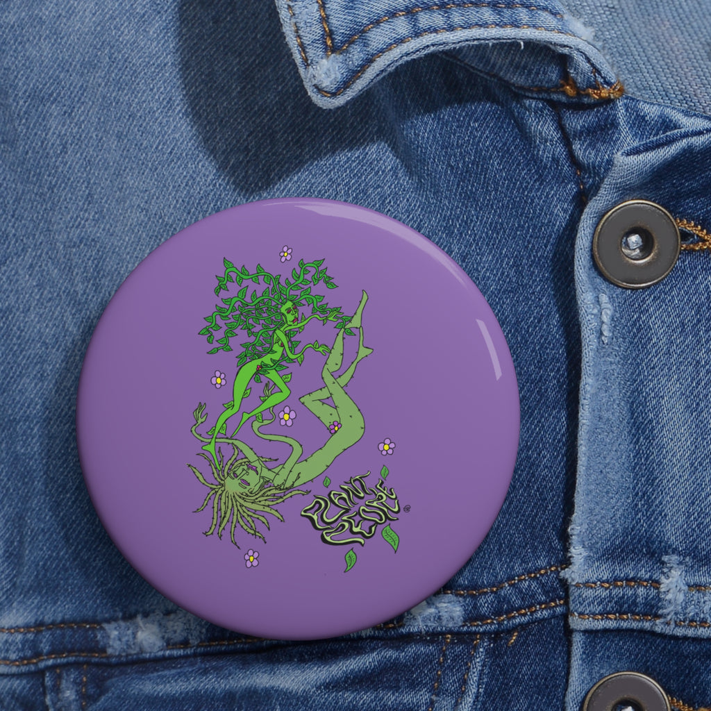 Plant People Pin Button—From the Plantozoid series