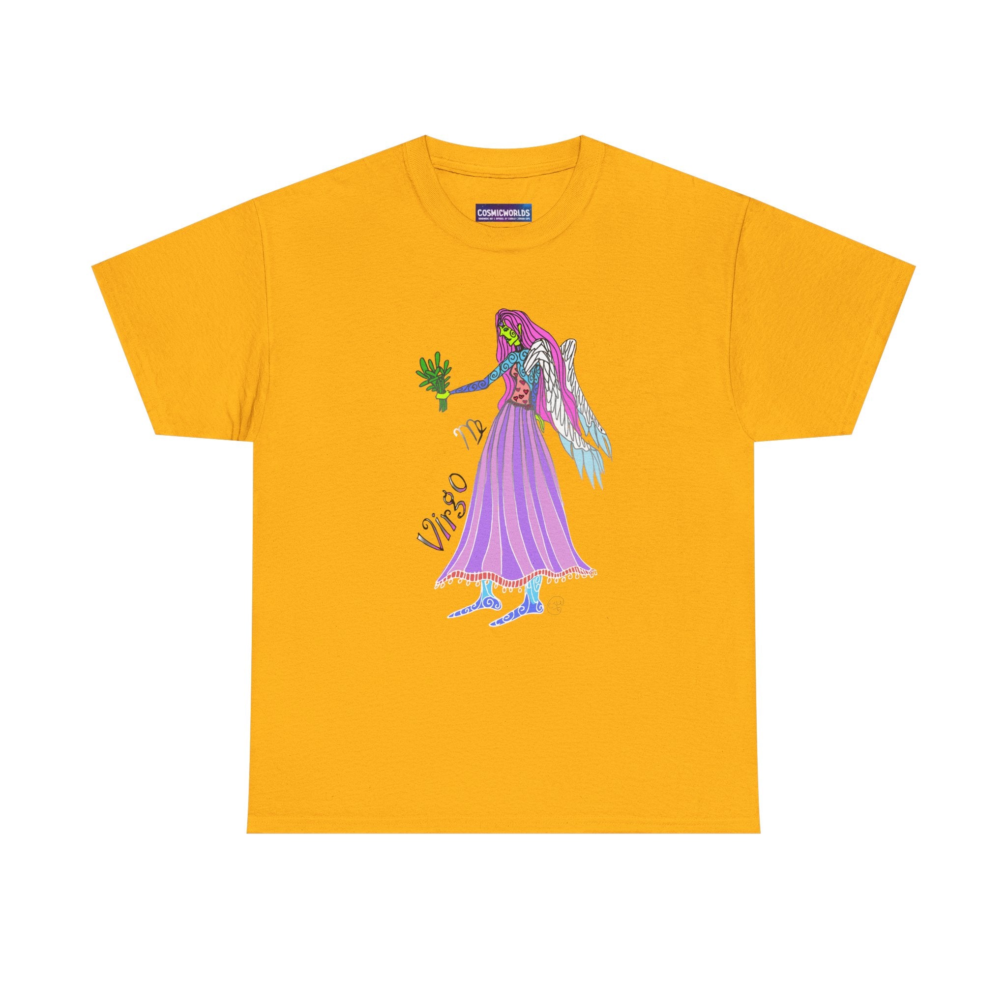 Virgo Zodiac Tee — Purple Virgo Girl Astrology T-Shirt