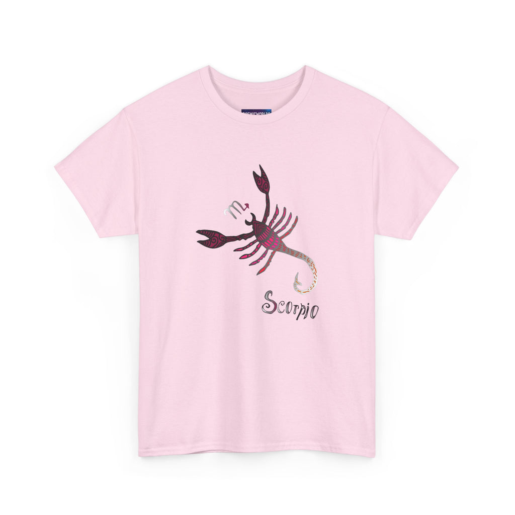 Scorpio Zodiac T‑Shirt — Stylized Scorpion Astrology Tee
