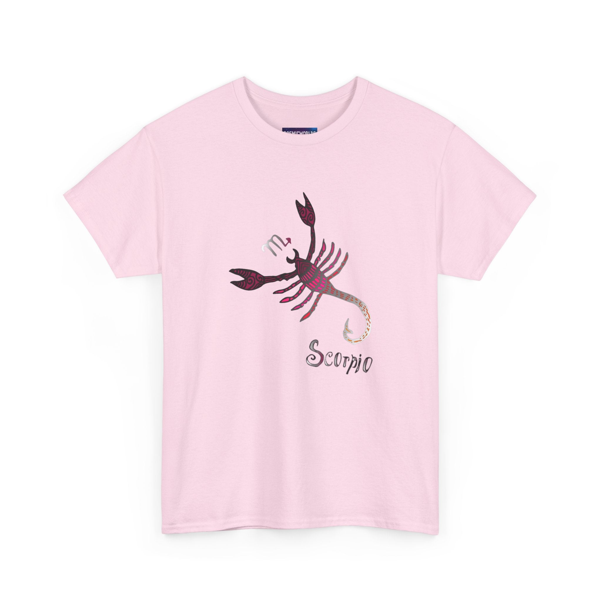 Scorpio Zodiac T‑Shirt — Stylized Scorpion Astrology Tee