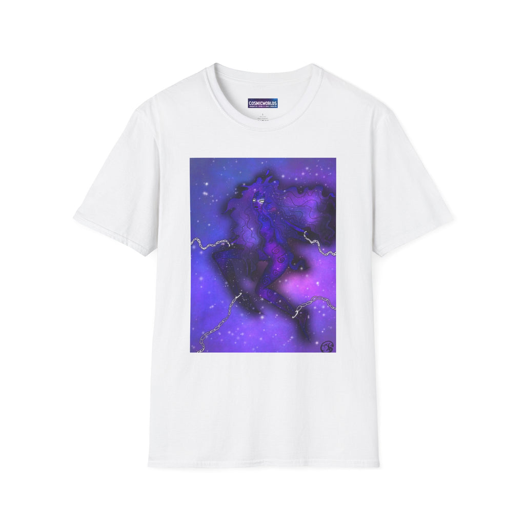 Galaxy Nebula T-Shirt — Purple Cosmic Constellation Tee