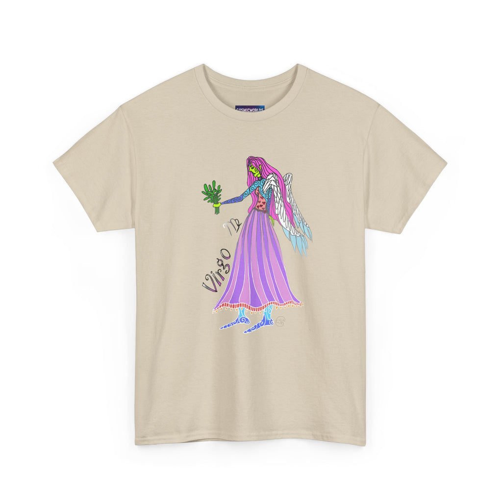 Virgo Zodiac Tee — Purple Virgo Girl Astrology T-Shirt