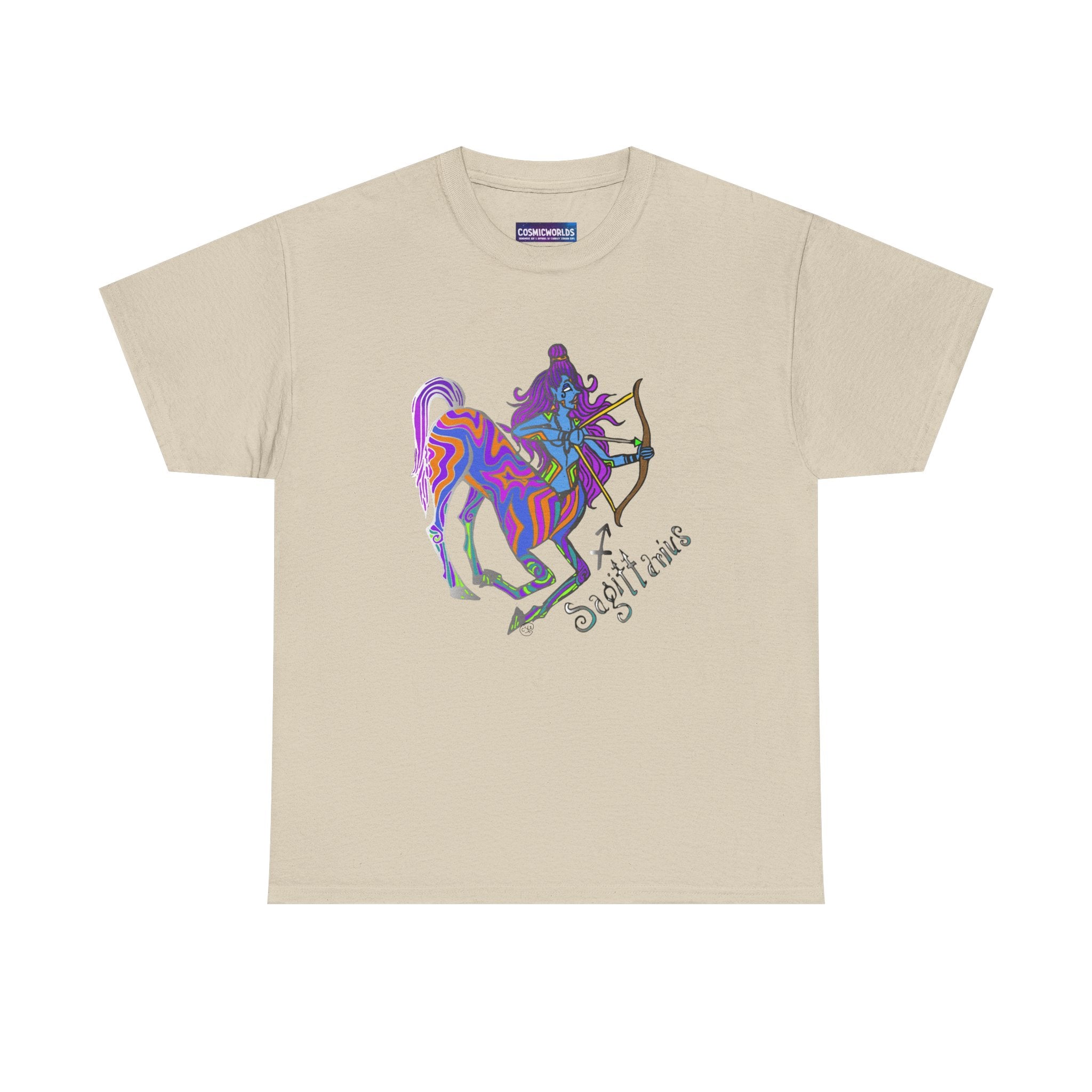Sagittarius Centaur Archer T-Shirt — Colorful Zodiac Astrology Tee