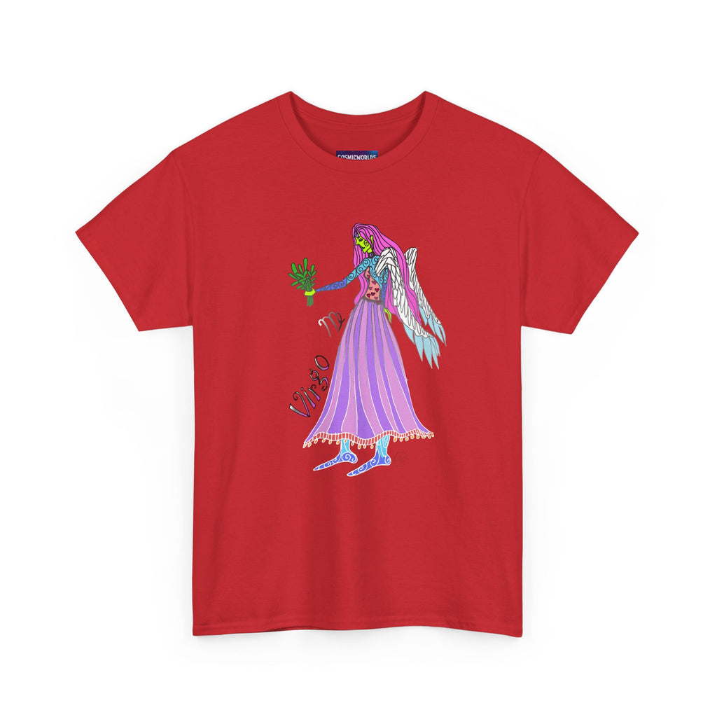 Virgo Zodiac Tee — Purple Virgo Girl Astrology T-Shirt