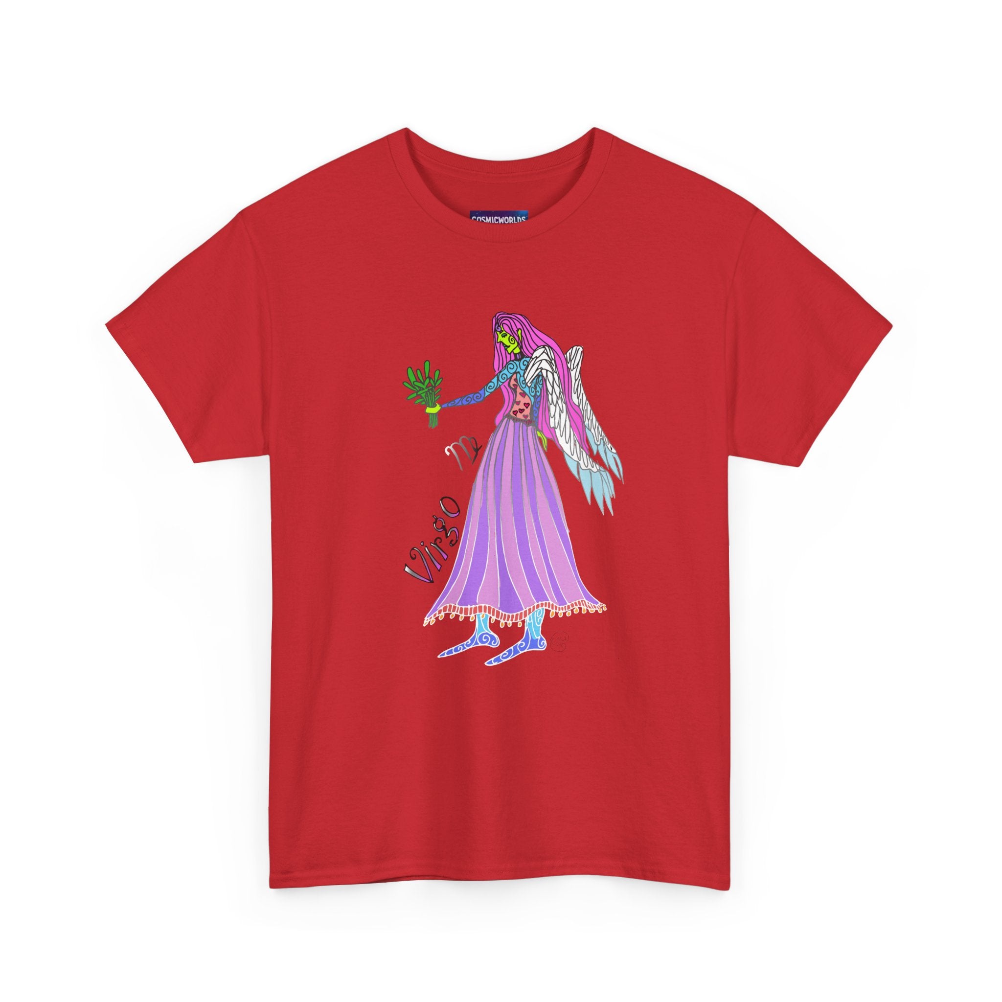 Virgo Zodiac Tee — Purple Virgo Girl Astrology T-Shirt
