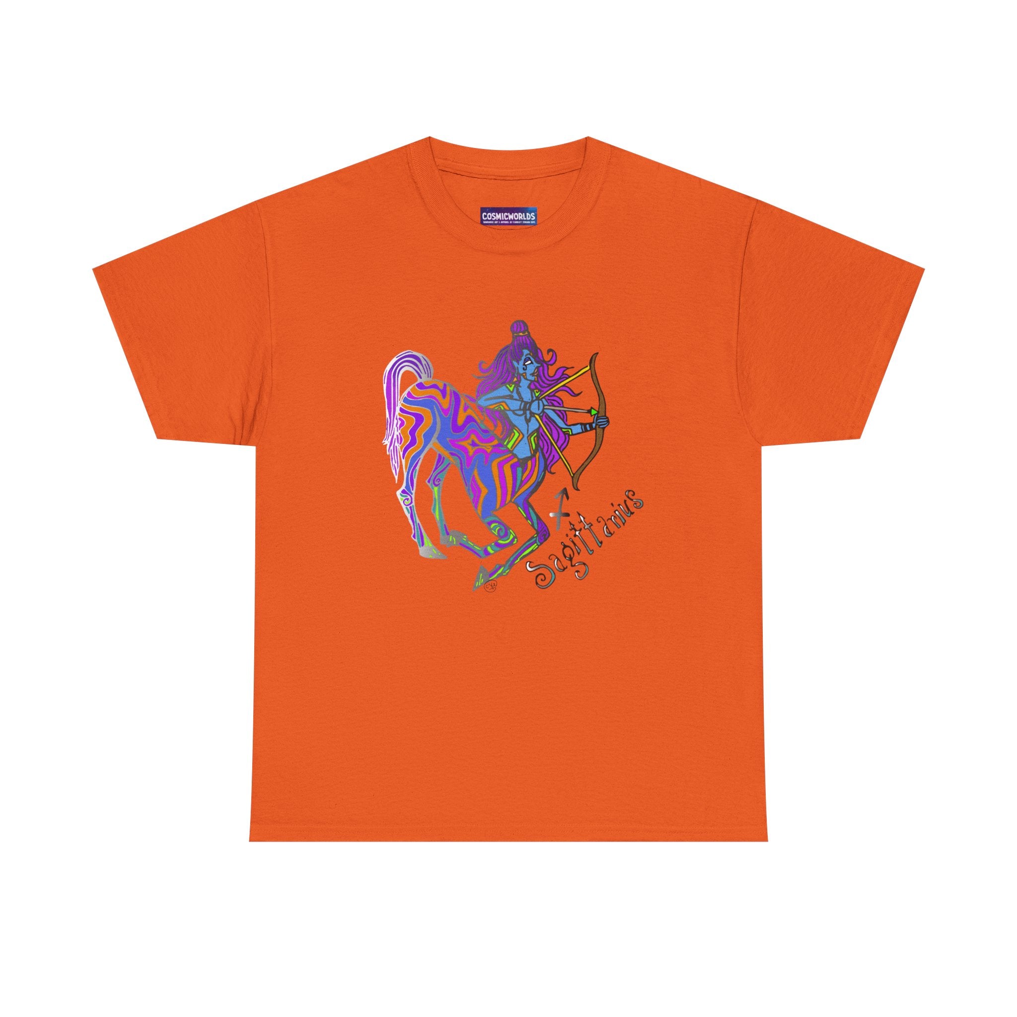 Sagittarius Centaur Archer T-Shirt — Colorful Zodiac Astrology Tee