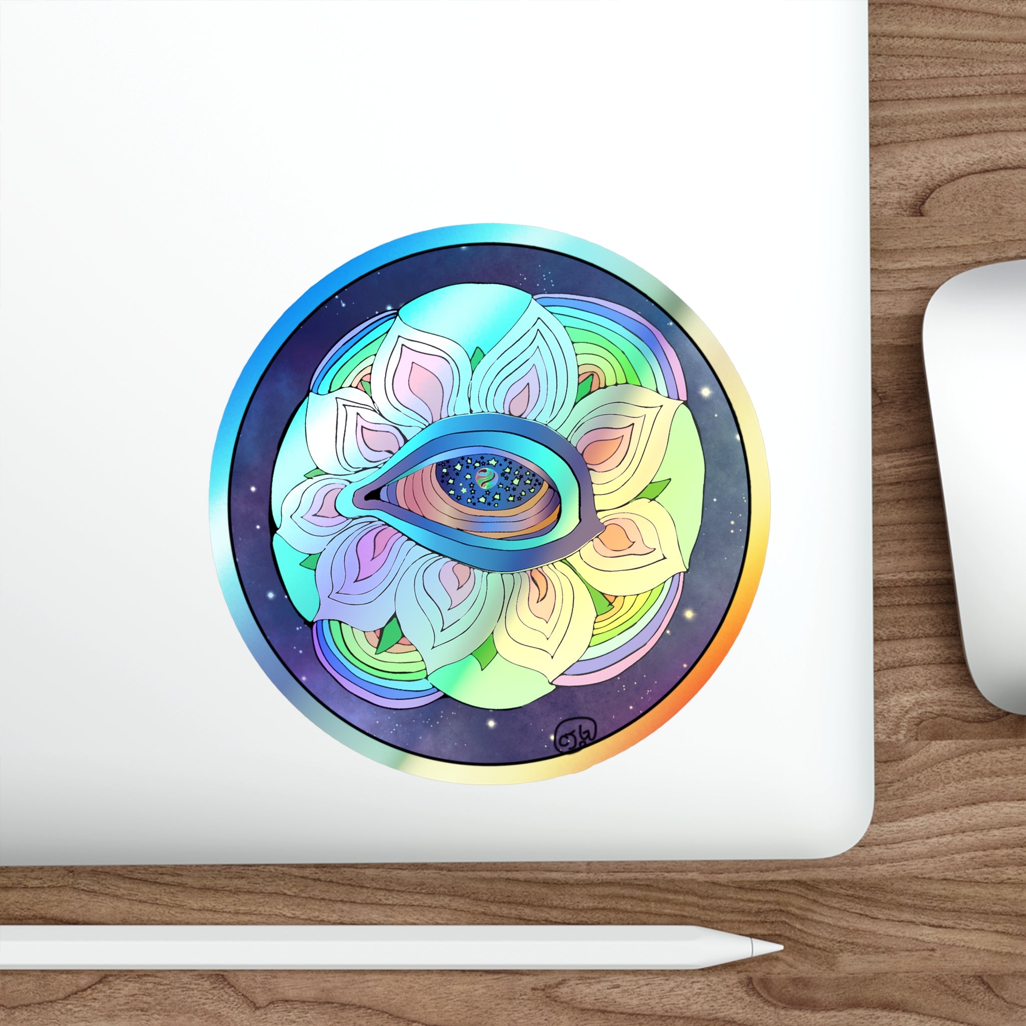 Shivajim’s All Seeing Eye Holographic Die-cut Stickers