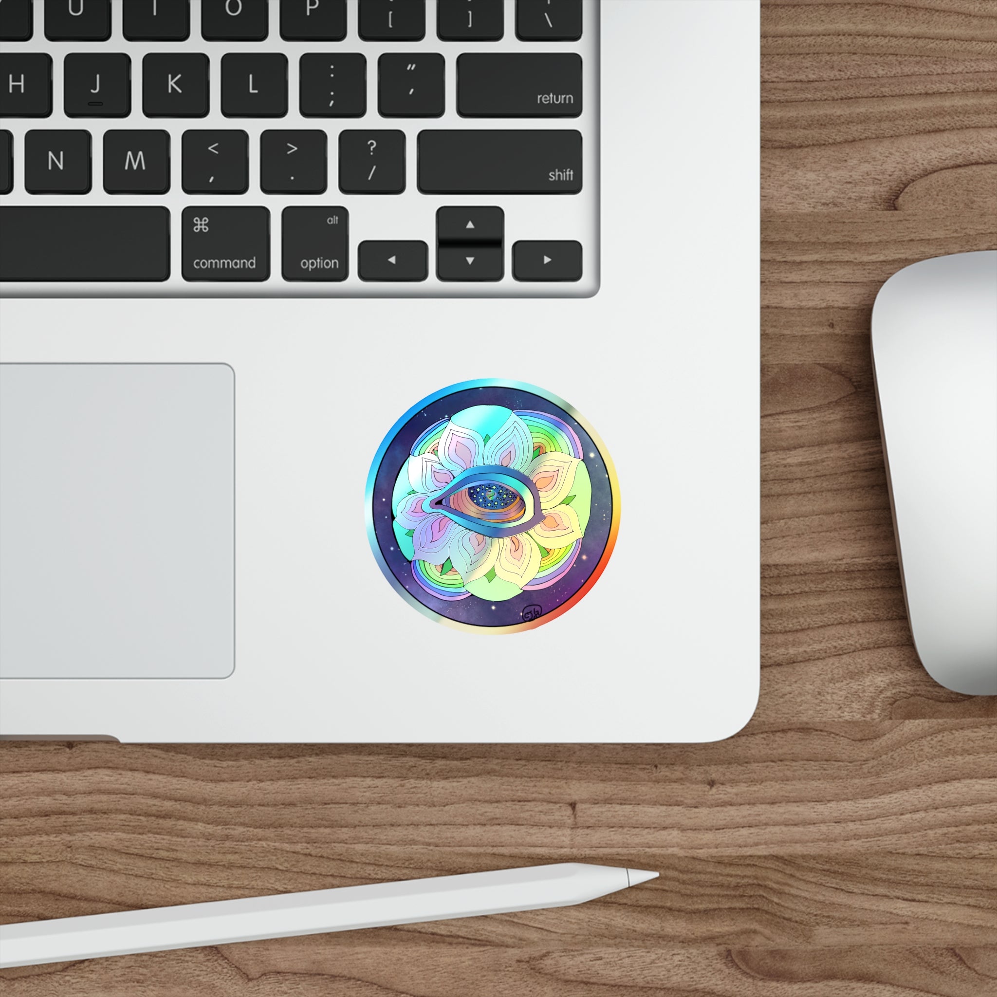 Shivajim’s All Seeing Eye Holographic Die-cut Stickers