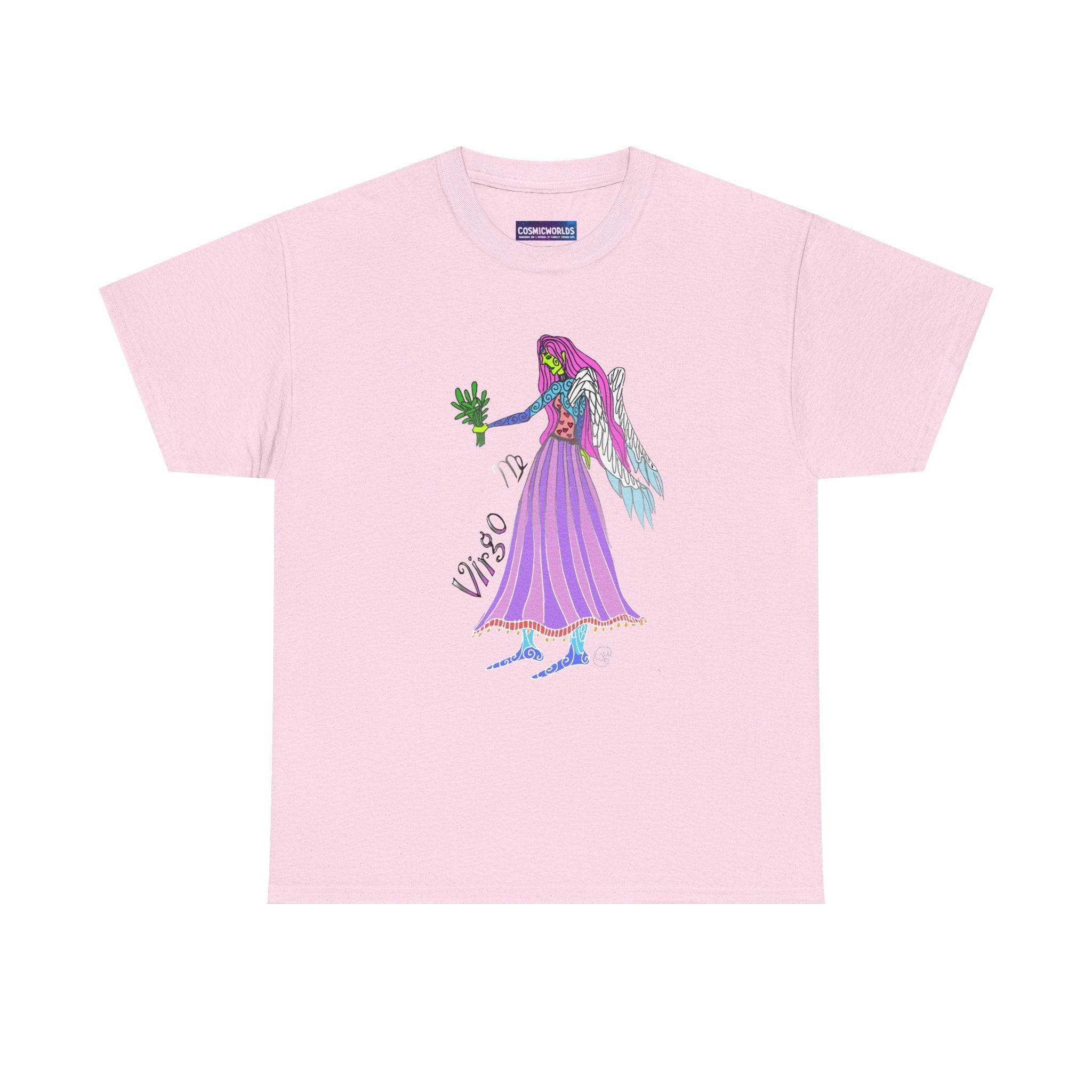 Virgo Zodiac Tee — Purple Virgo Girl Astrology T-Shirt