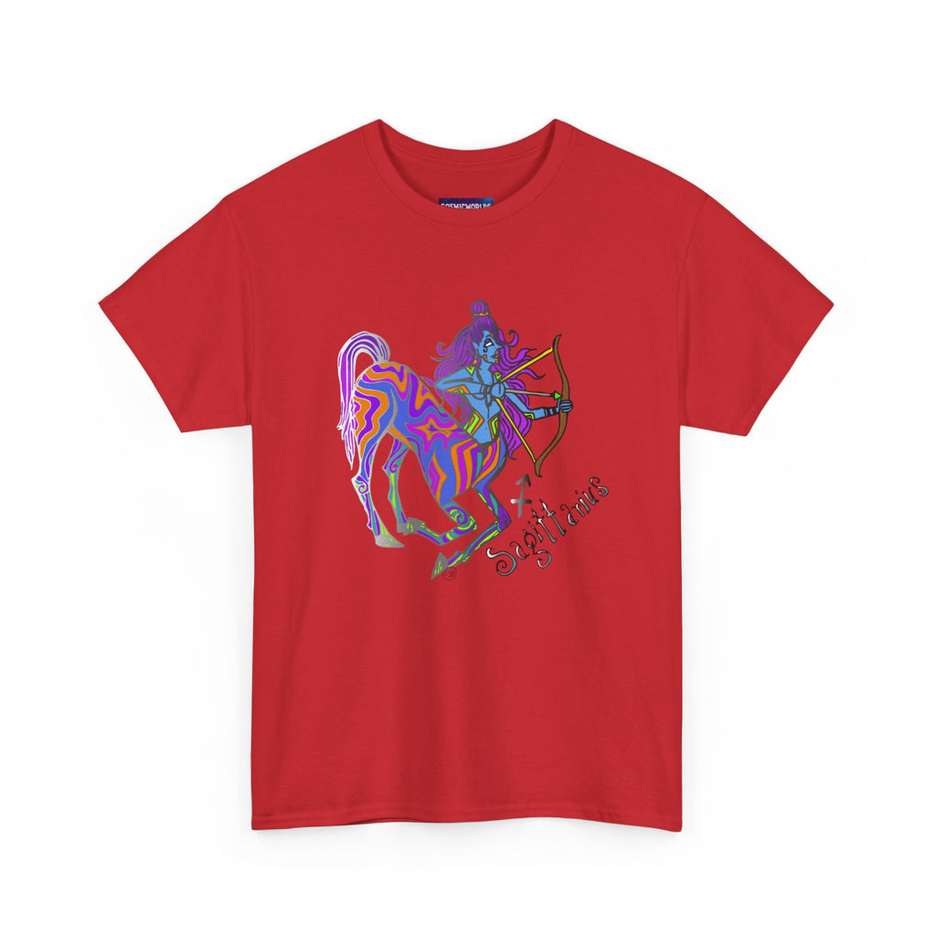 Sagittarius Centaur Archer T-Shirt — Colorful Zodiac Astrology Tee