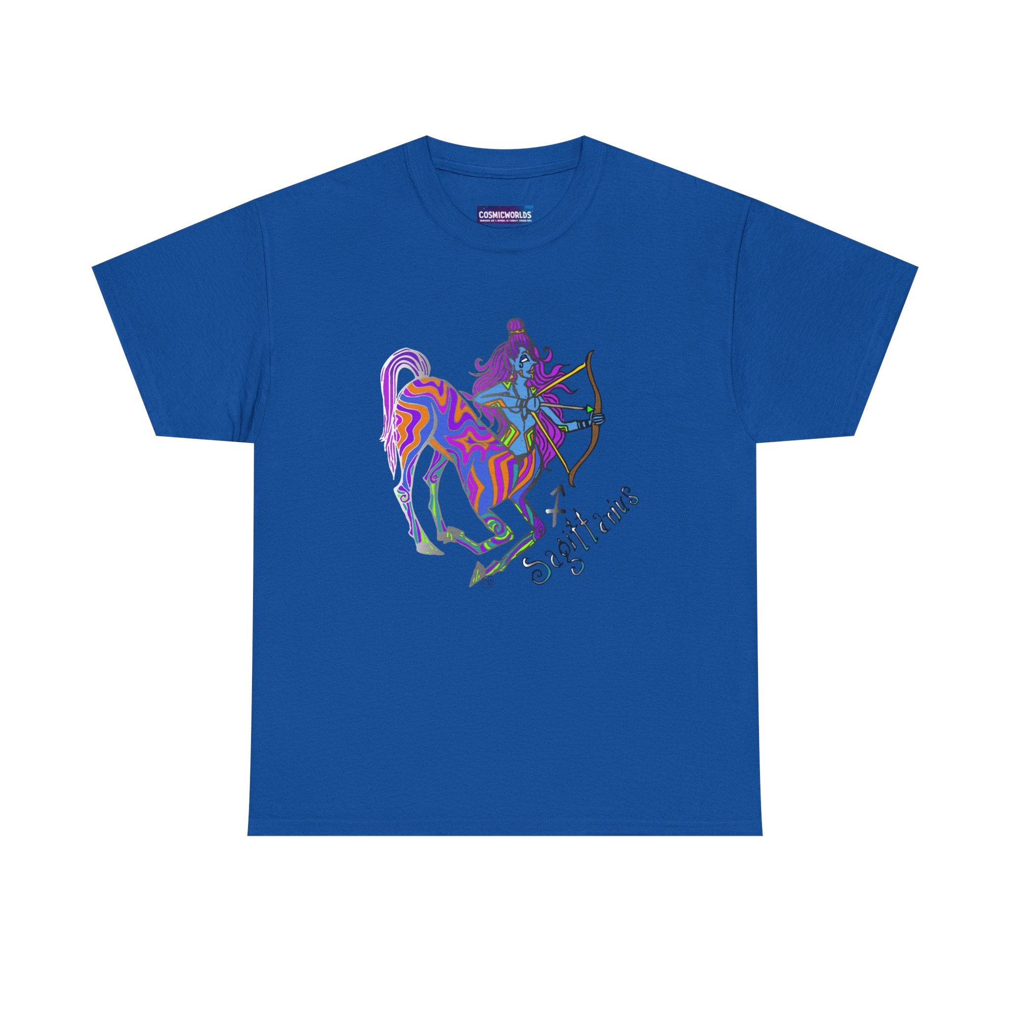 Sagittarius Centaur Archer T-Shirt — Colorful Zodiac Astrology Tee