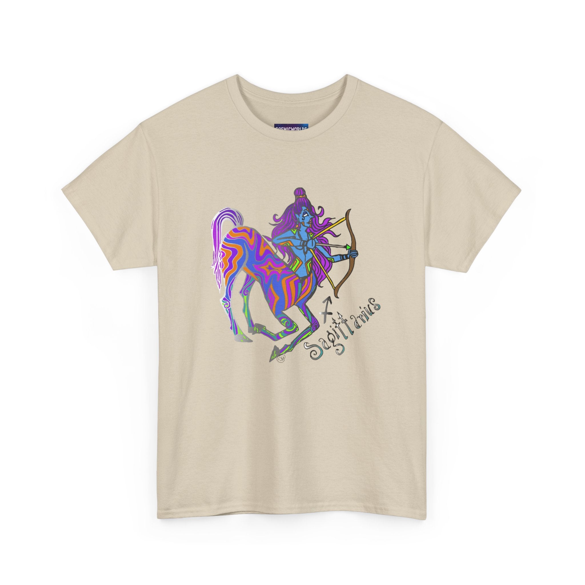 Sagittarius Centaur Archer T-Shirt — Colorful Zodiac Astrology Tee