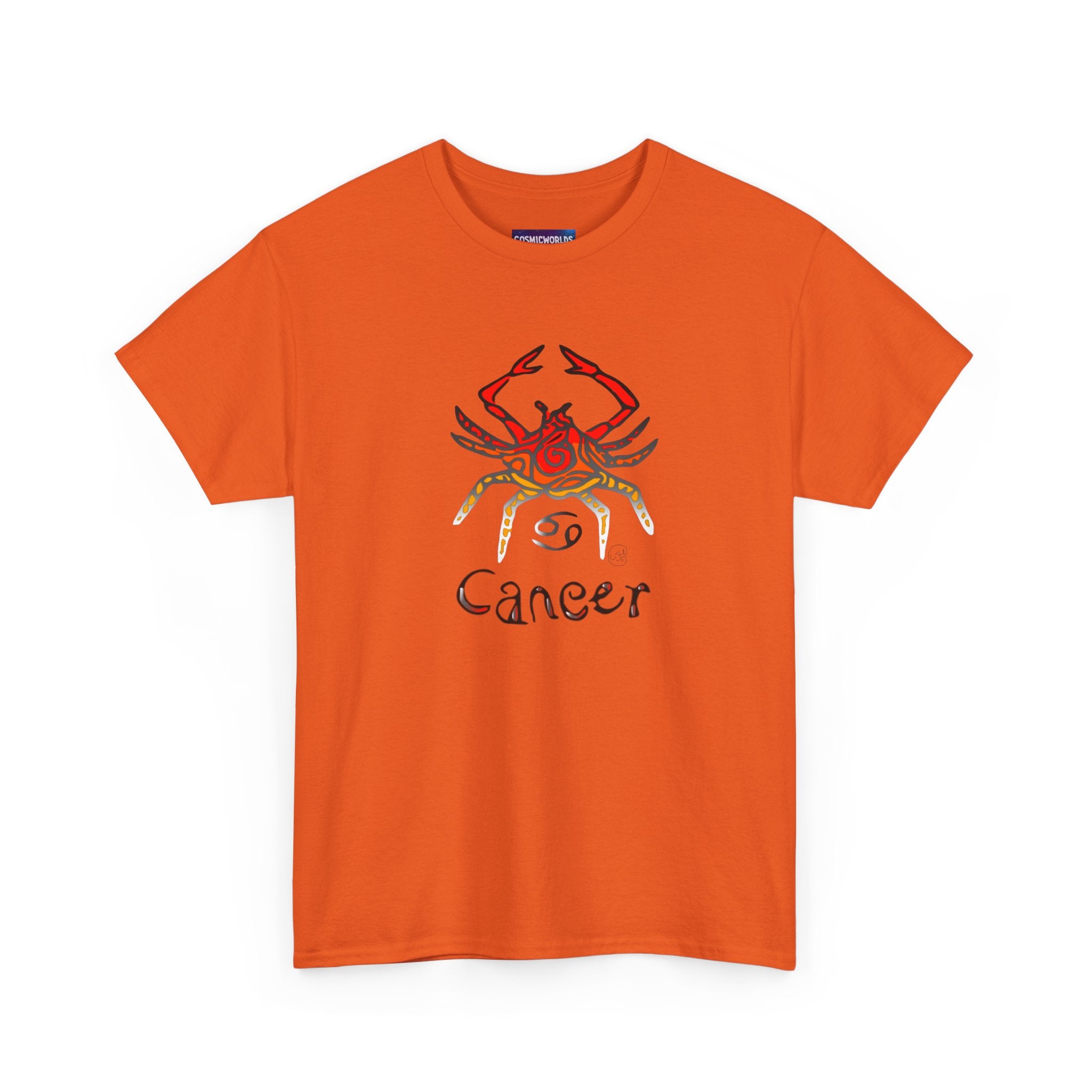 Cancer Zodiac T‑Shirt — Watercolor Crab Astrology Tee (Cancer)