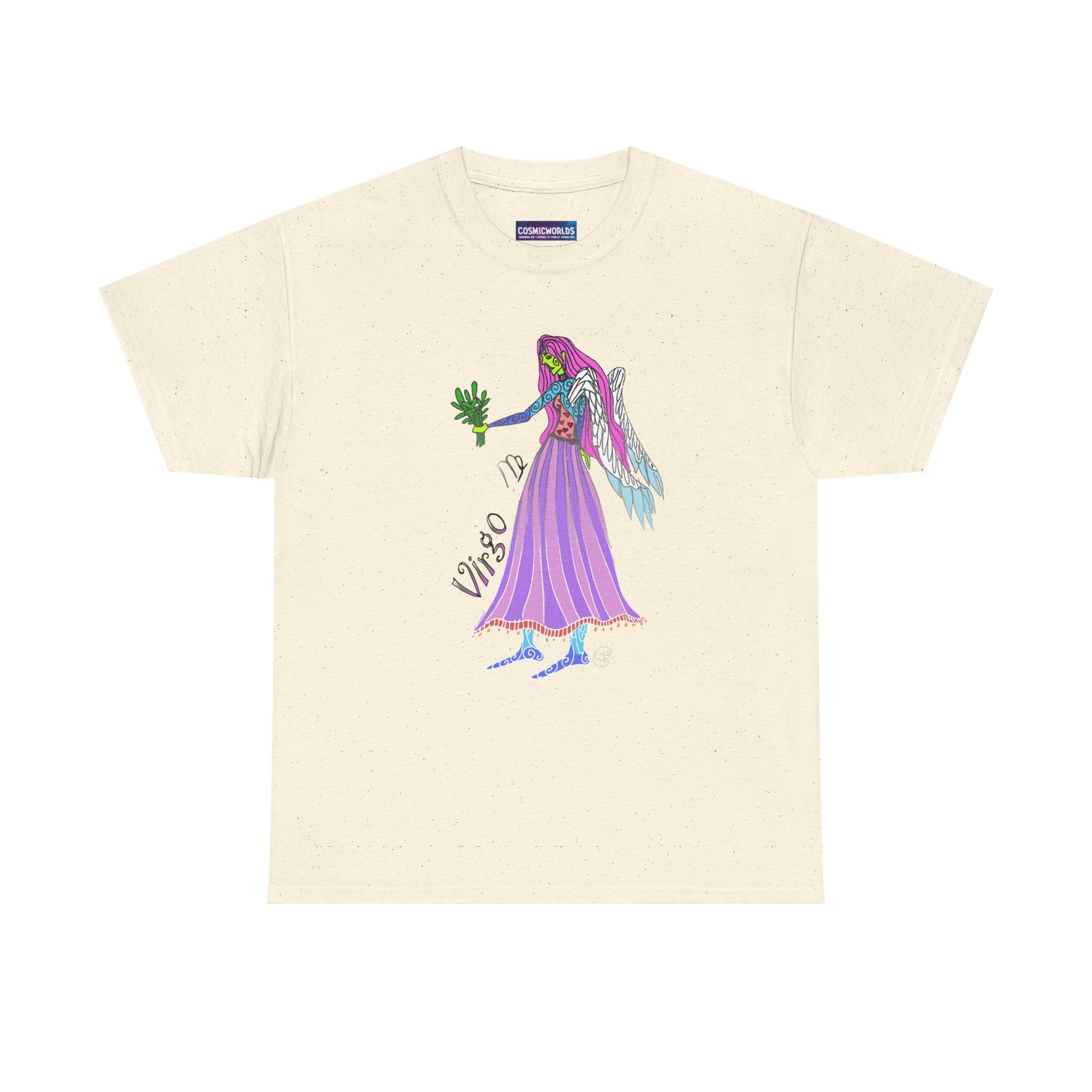 Virgo Zodiac Tee — Purple Virgo Girl Astrology T-Shirt