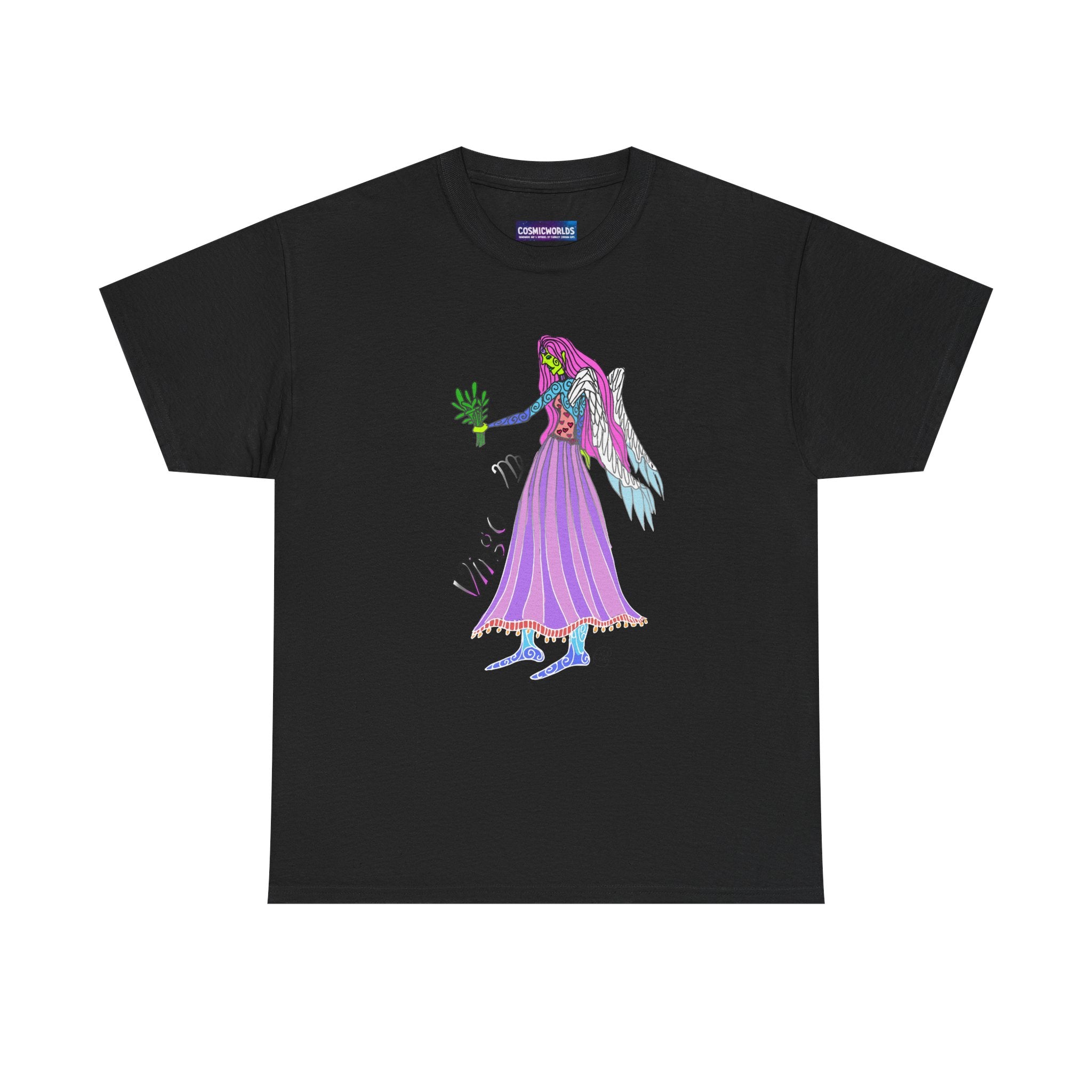 Virgo Zodiac Tee — Purple Virgo Girl Astrology T-Shirt