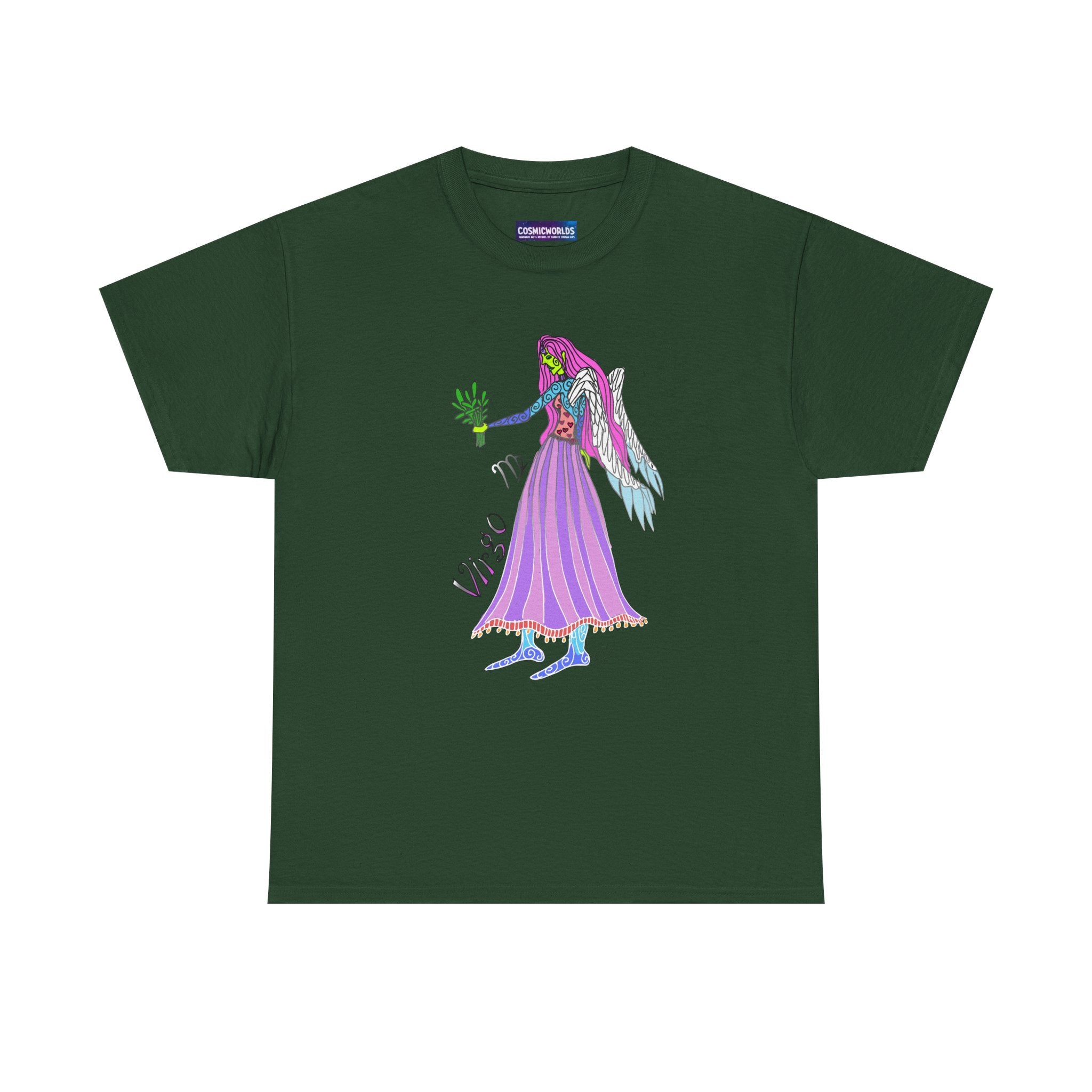 Virgo Zodiac Tee — Purple Virgo Girl Astrology T-Shirt