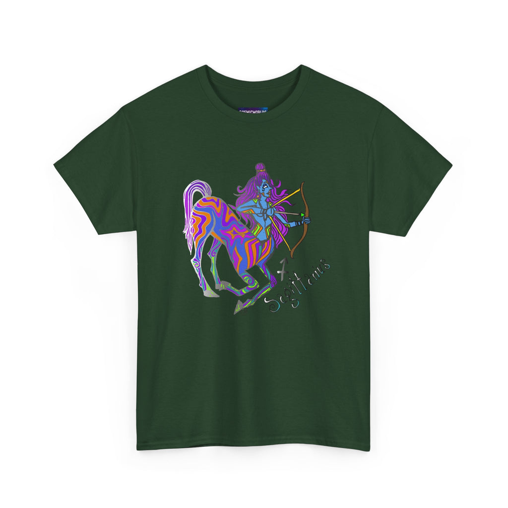 Sagittarius Centaur Archer T-Shirt — Colorful Zodiac Astrology Tee