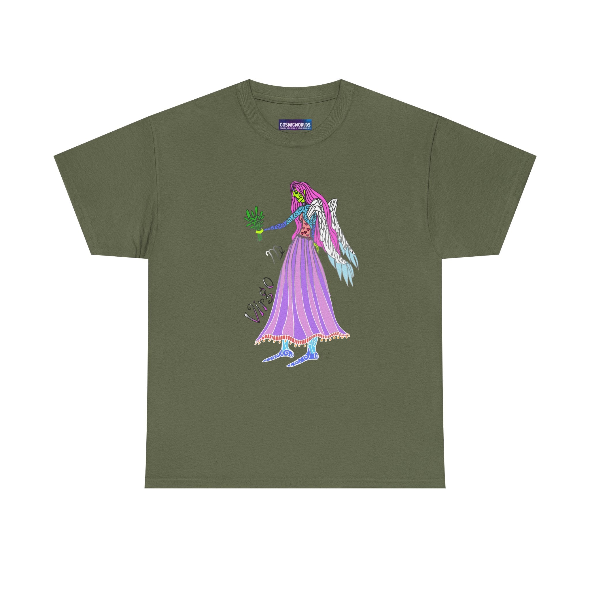 Virgo Zodiac Tee — Purple Virgo Girl Astrology T-Shirt