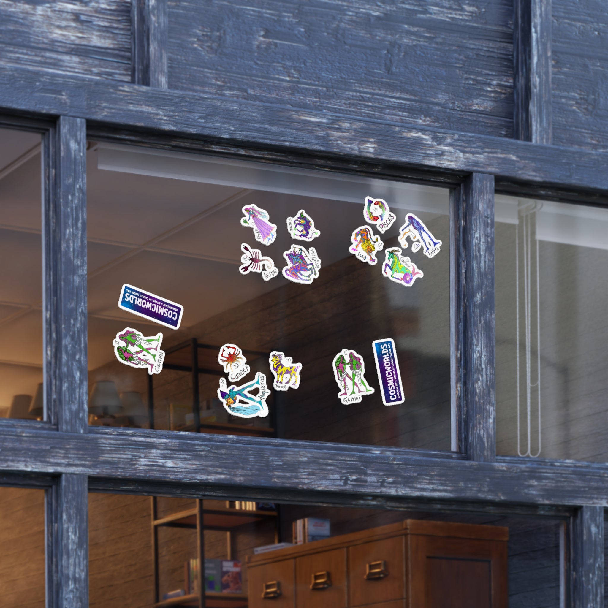 Zodiac Sticker Sheet Bundle, 10pcs