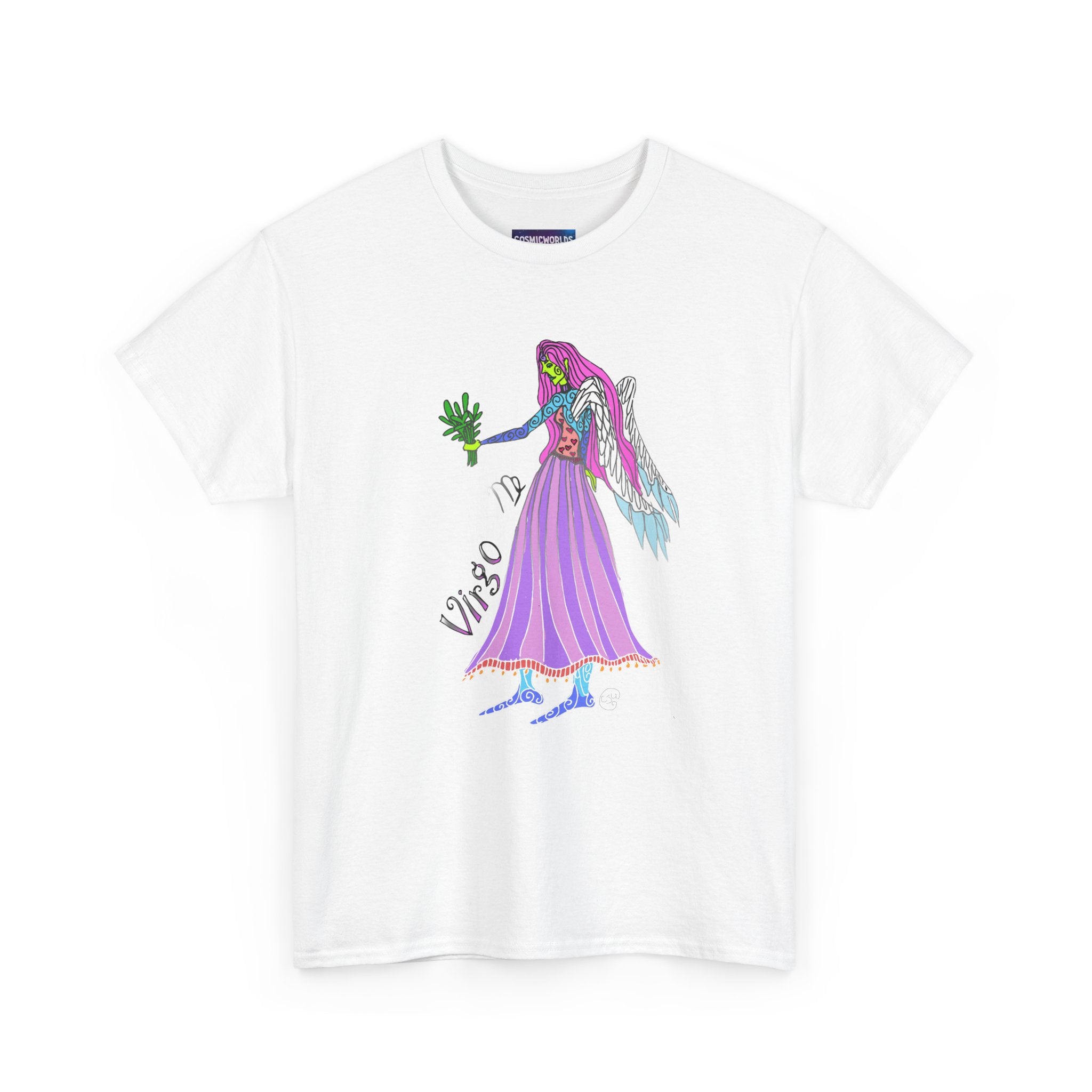 Virgo Zodiac Tee — Purple Virgo Girl Astrology T-Shirt