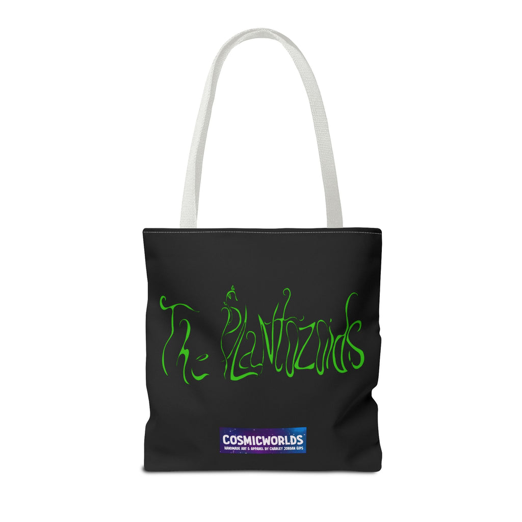 Psychedelic Garden Tote Bag — Colorful Alien Floral Art AOP