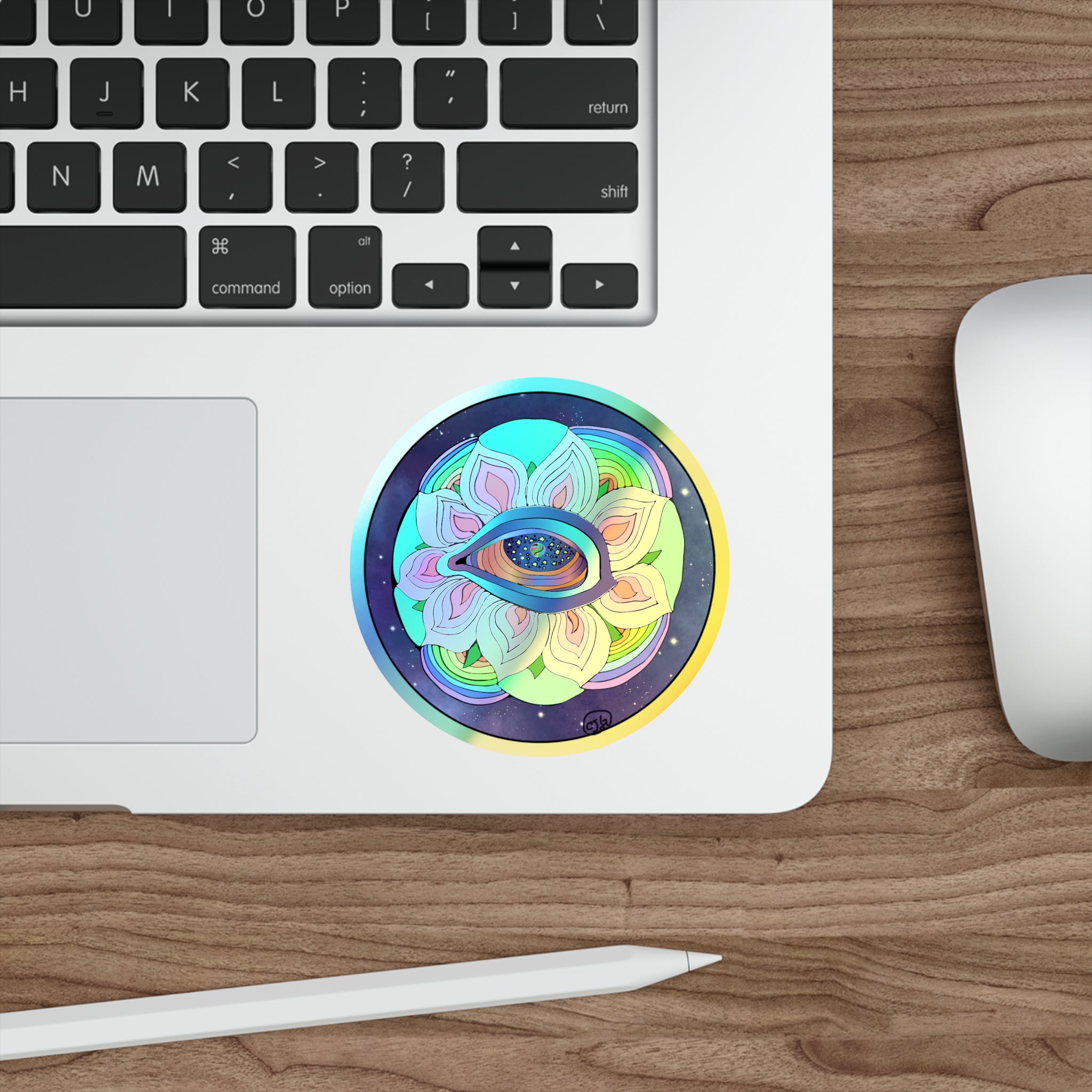 Shivajim’s All Seeing Eye Holographic Die-cut Stickers