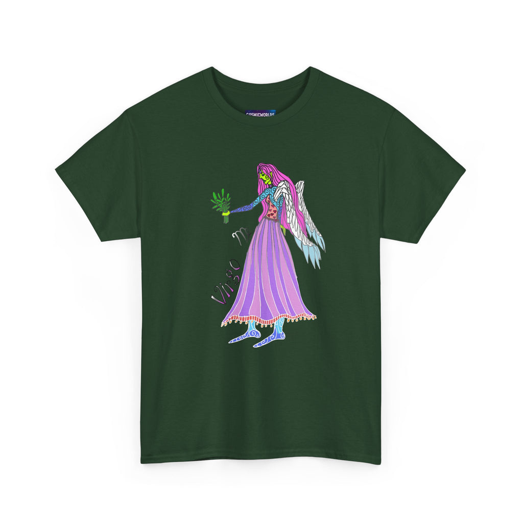 Virgo Zodiac Tee — Purple Virgo Girl Astrology T-Shirt